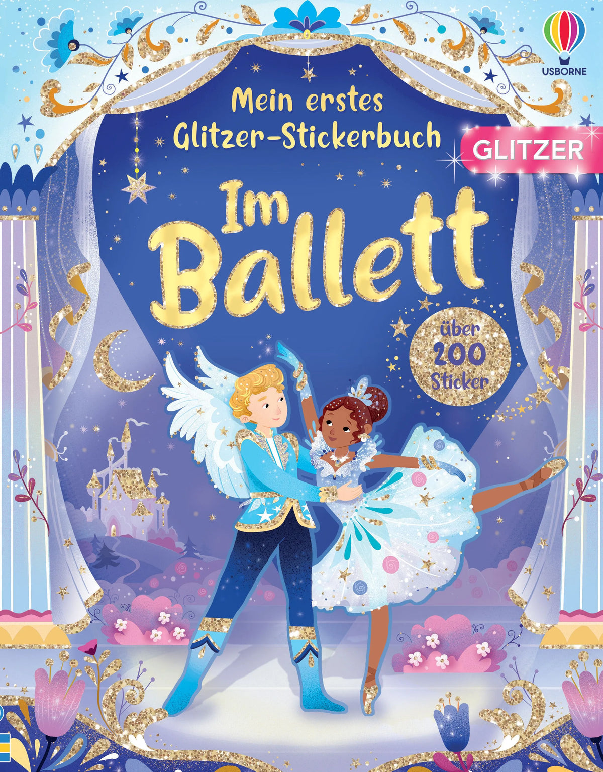 Cover: Mein erstes Glitzer-Stickerbuch: Im Ballett (Taschenbuch) von Jessica Greenwell