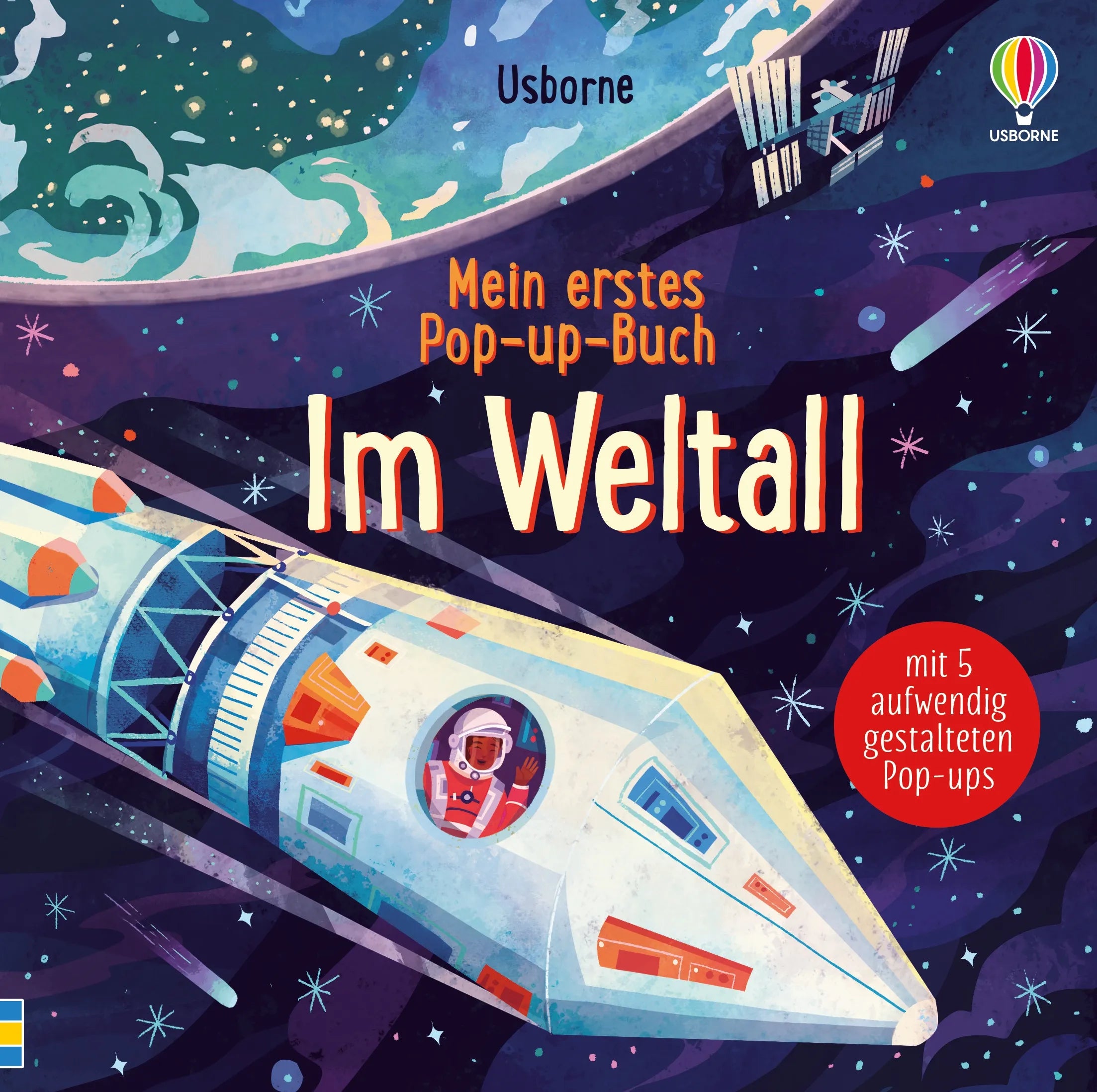 Buchcover von 'Mein erstes Pop-up-Buch: Im Weltall' - Gebundene Ausgabe von Laura Cowan