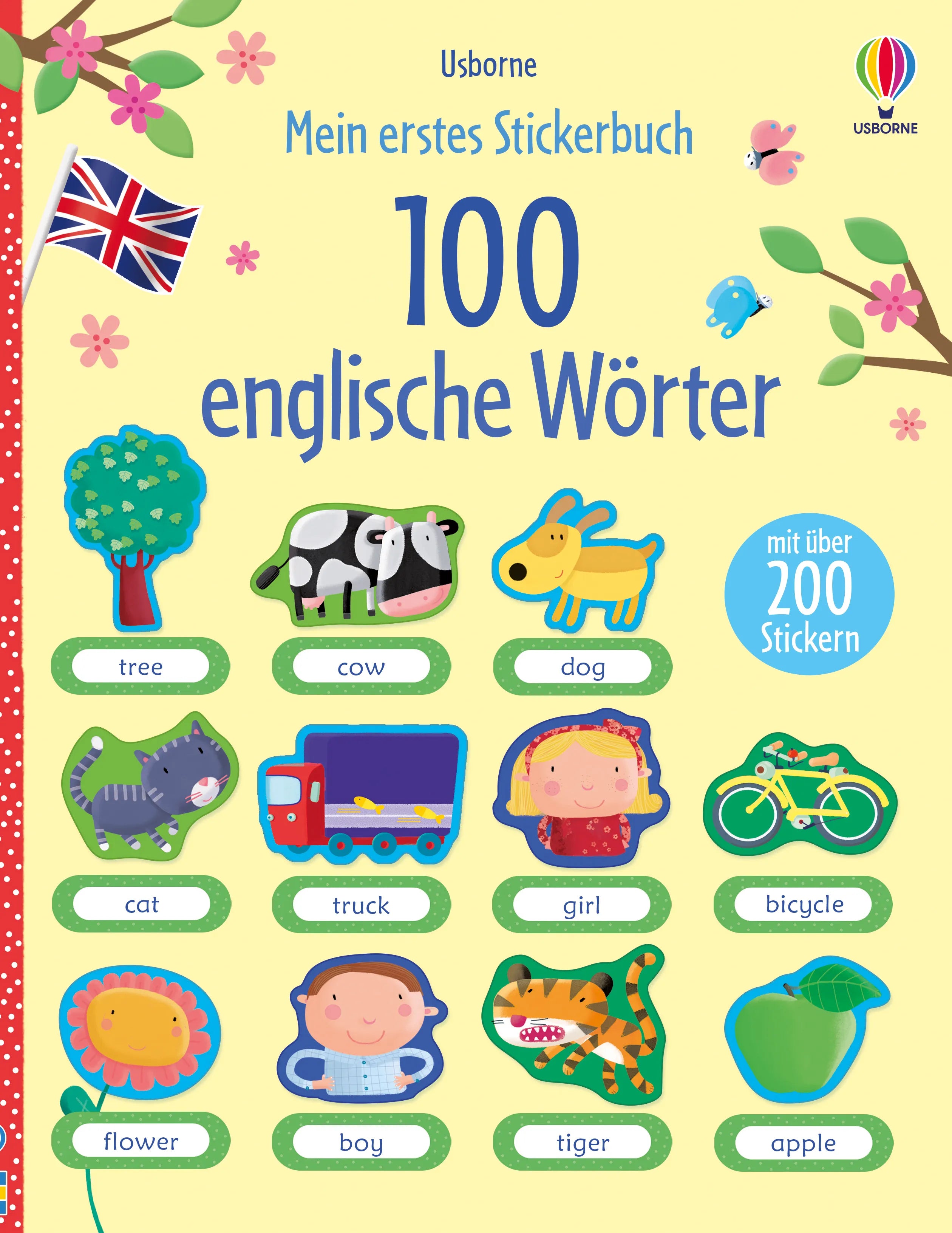 Buchcover von 'Mein erstes Stickerbuch: 100 englische Wörter' - Taschenbuch von Felicity Brooks