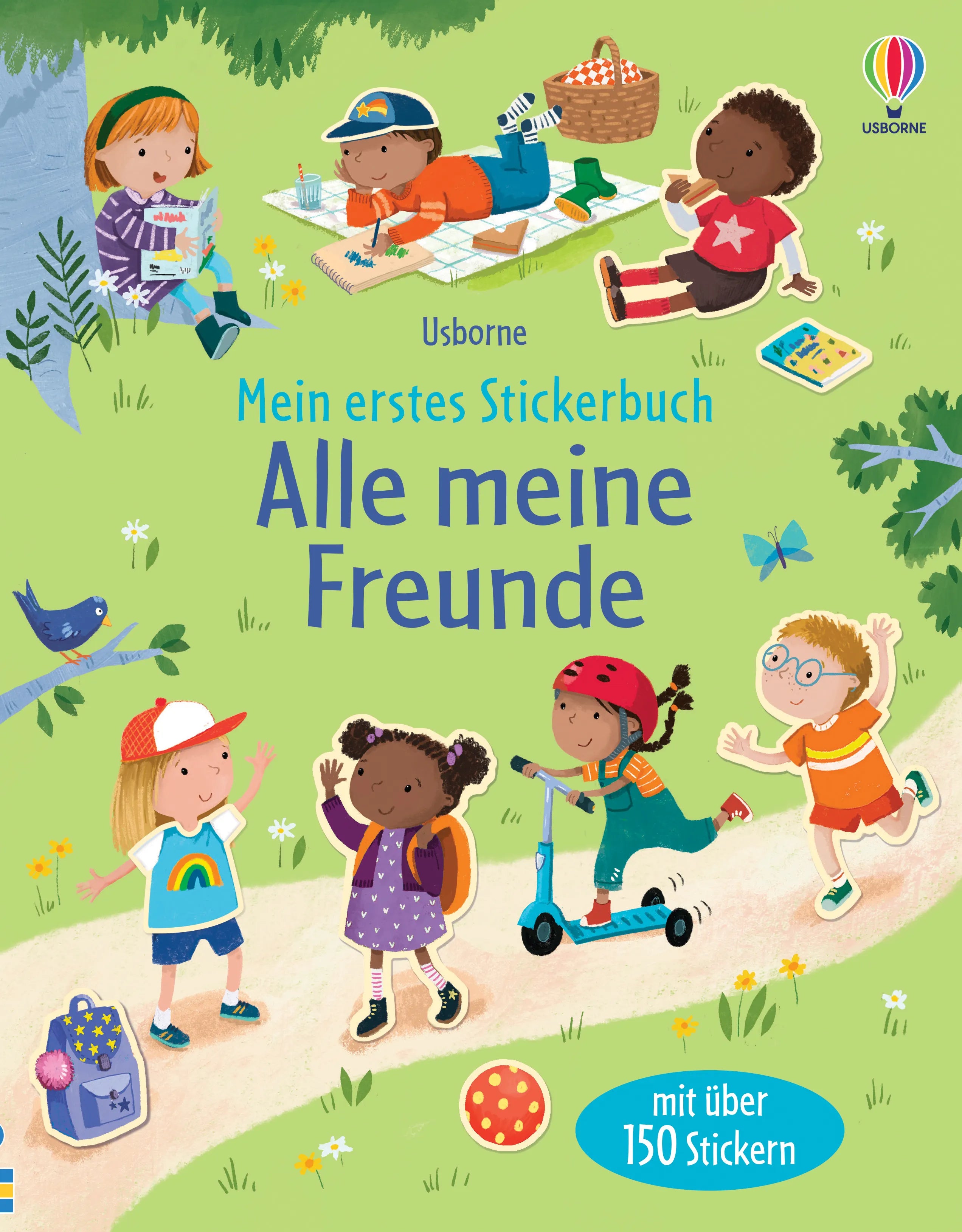 Buchcover von 'Mein erstes Stickerbuch: Alle meine Freunde' - Taschenbuch von Holly Bathie