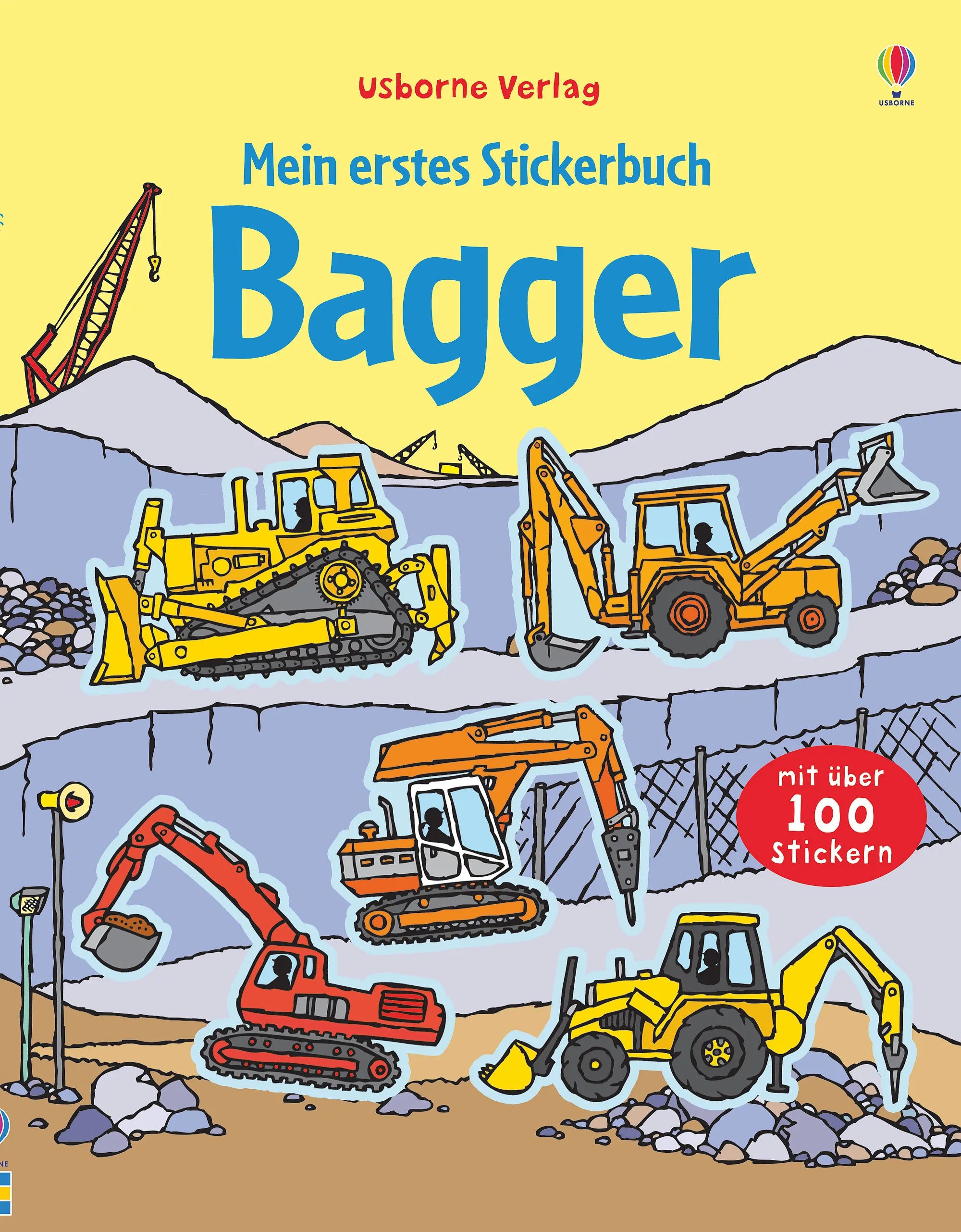 Buchcover von 'Mein erstes Stickerbuch: Bagger' - Taschenbuch von Sam Taplin