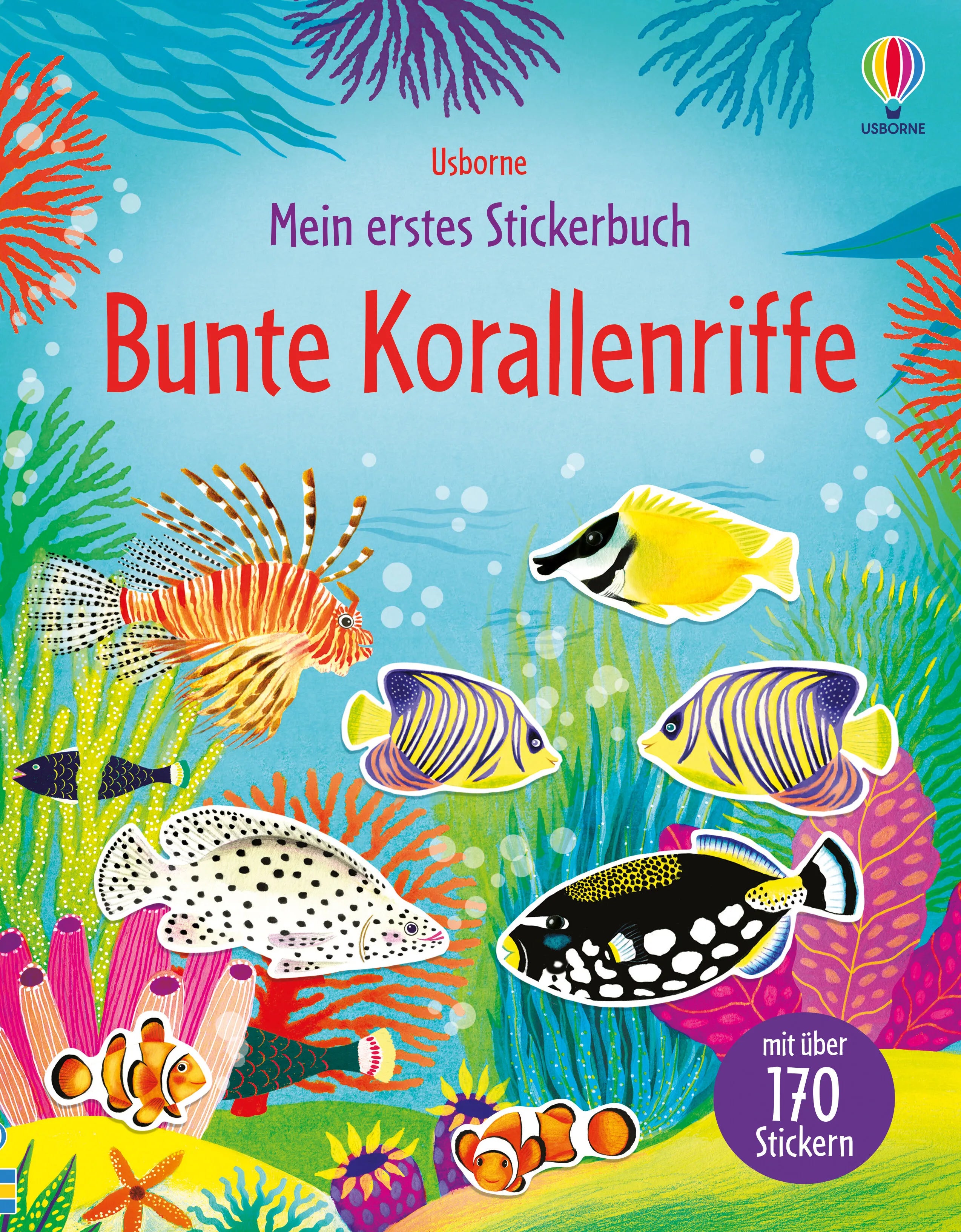 Buchcover von 'Mein erstes Stickerbuch: Bunte Korallenriffe' - Taschenbuch von Kristie Pickersgill