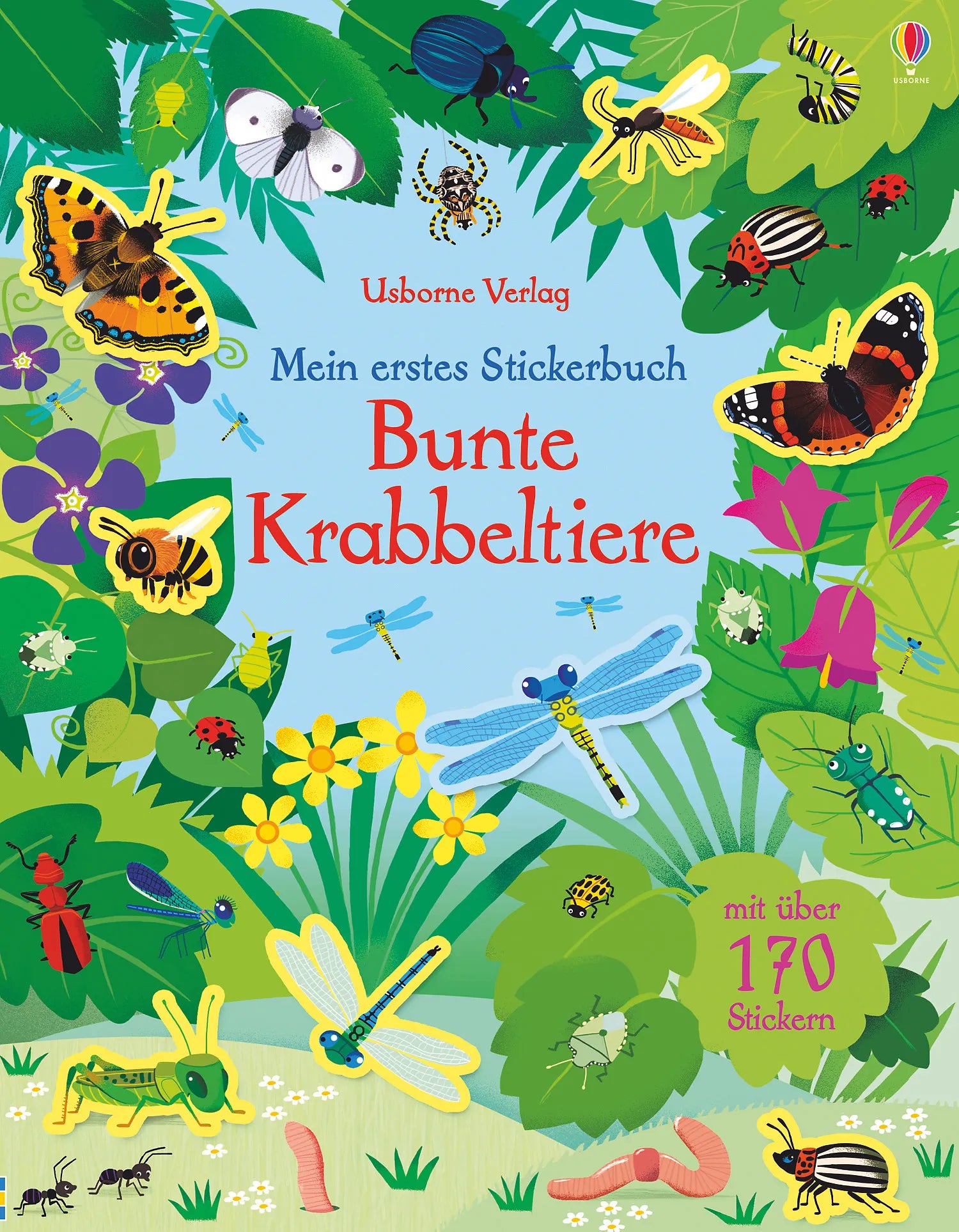 Buchcover von 'Mein erstes Stickerbuch: Bunte Krabbeltiere' - Taschenbuch von Caroline Young