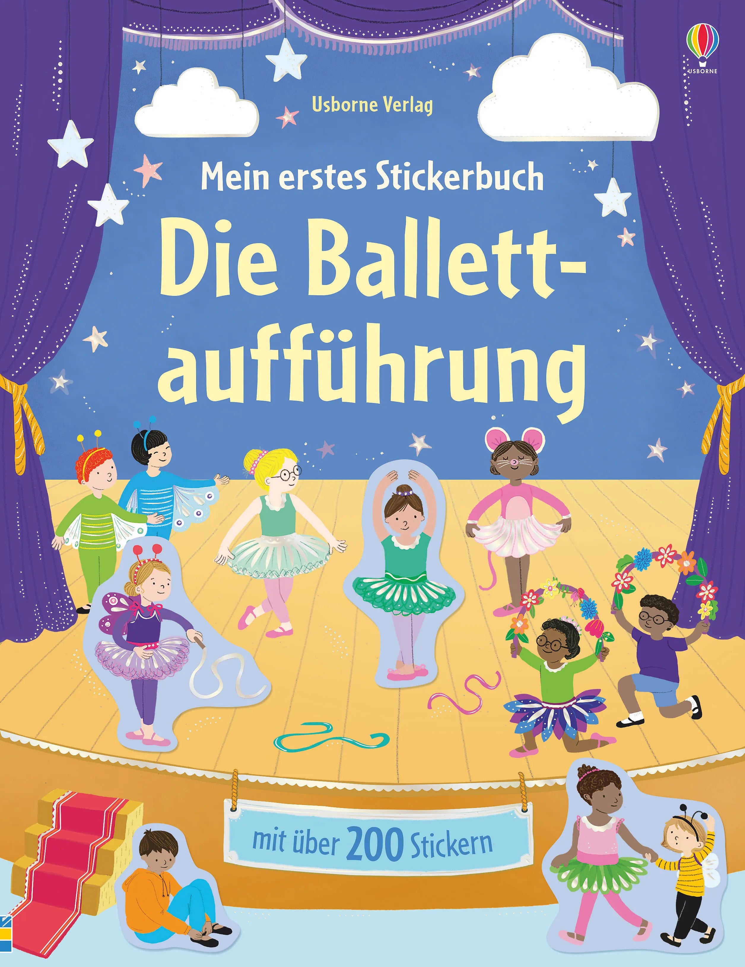 Buchcover von 'Mein erstes Stickerbuch: Die Ballettaufführung' - Taschenbuch von Jessica Greenwell