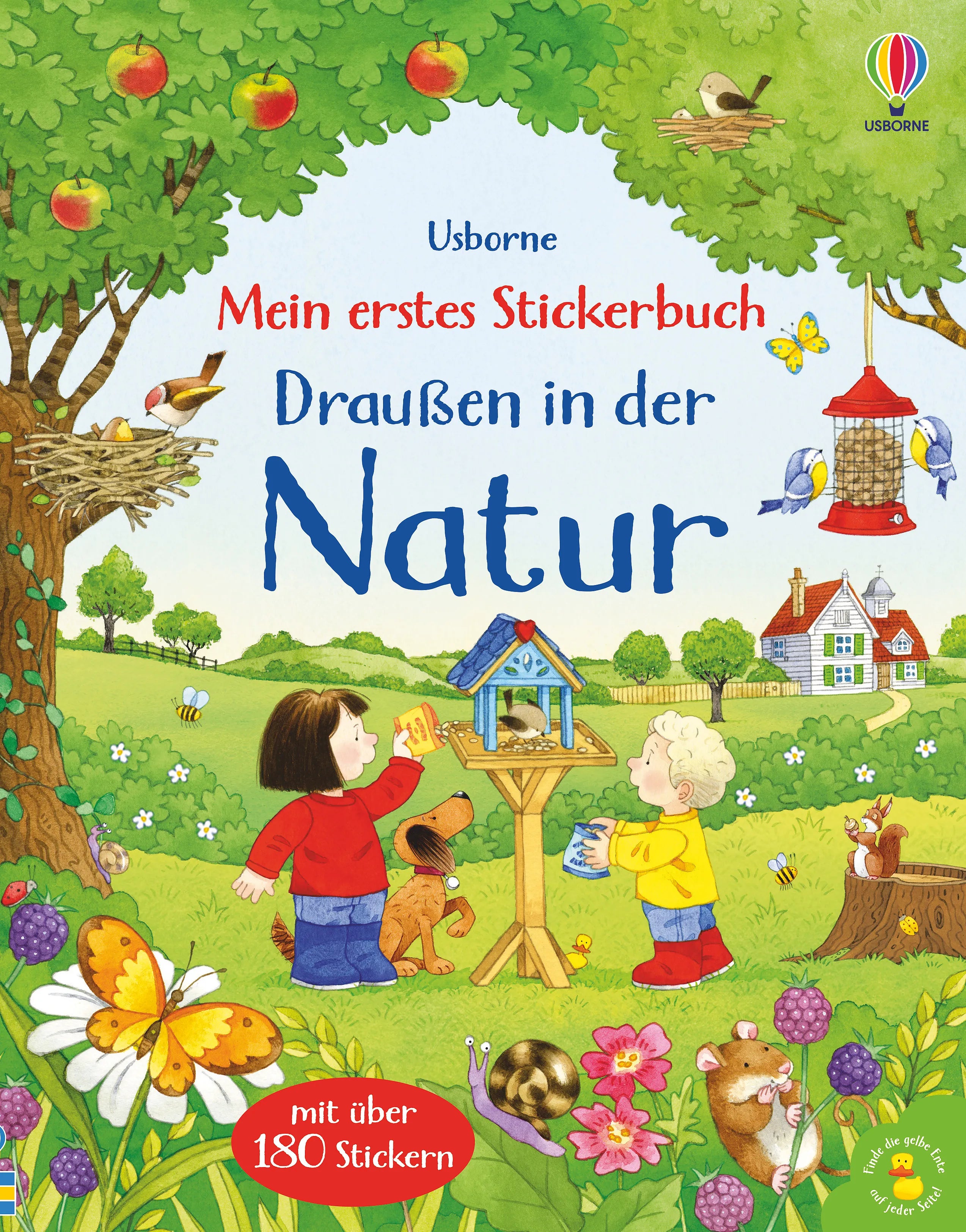Buchcover von 'Mein erstes Stickerbuch: Draußen in der Natur' - Taschenbuch von Kate Nolan