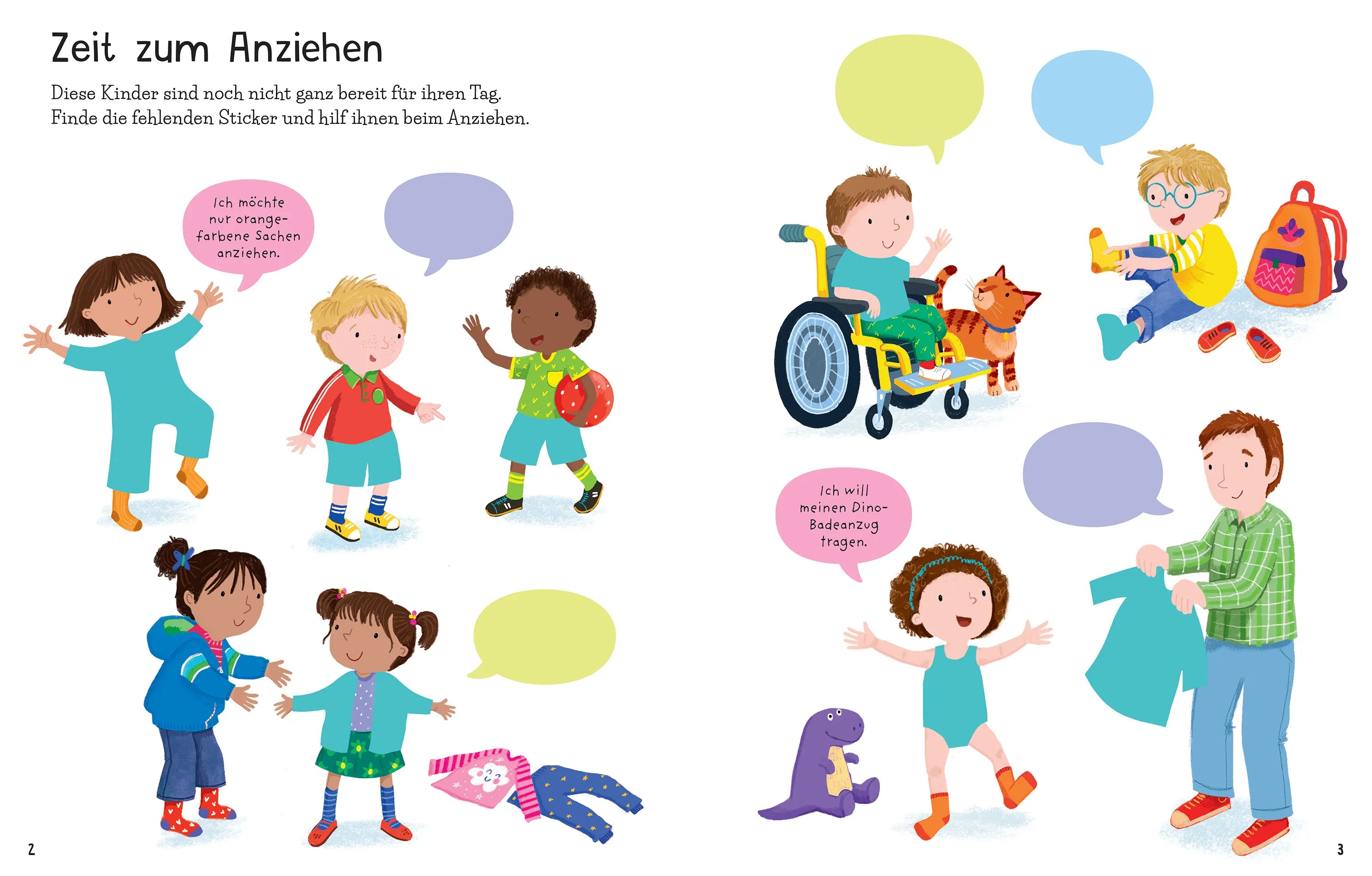 Abbildung von 'Mein erstes Stickerbuch: Ich ziehe mich an'