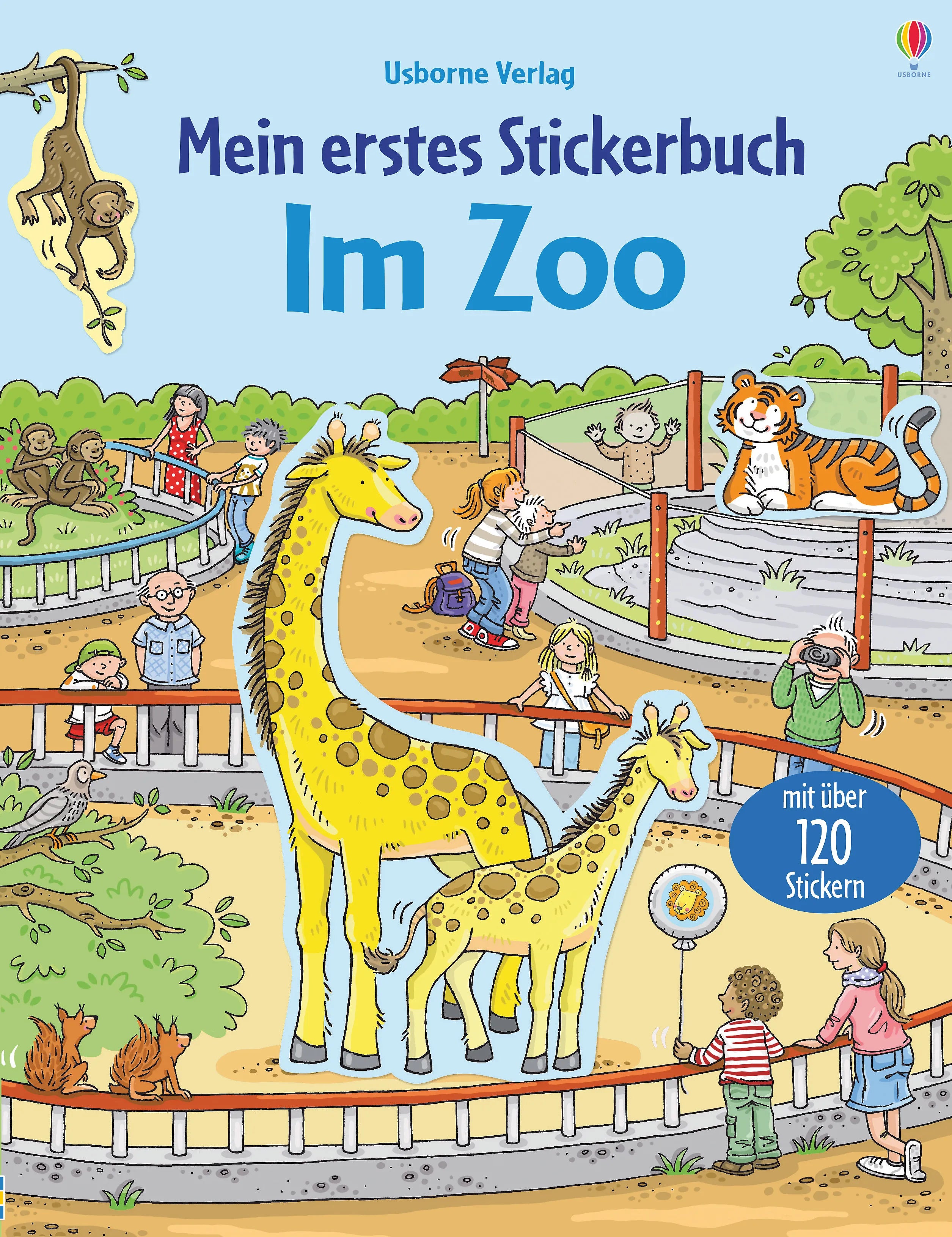 Buchcover von 'Mein erstes Stickerbuch: Im Zoo' - Taschenbuch von Sam Taplin