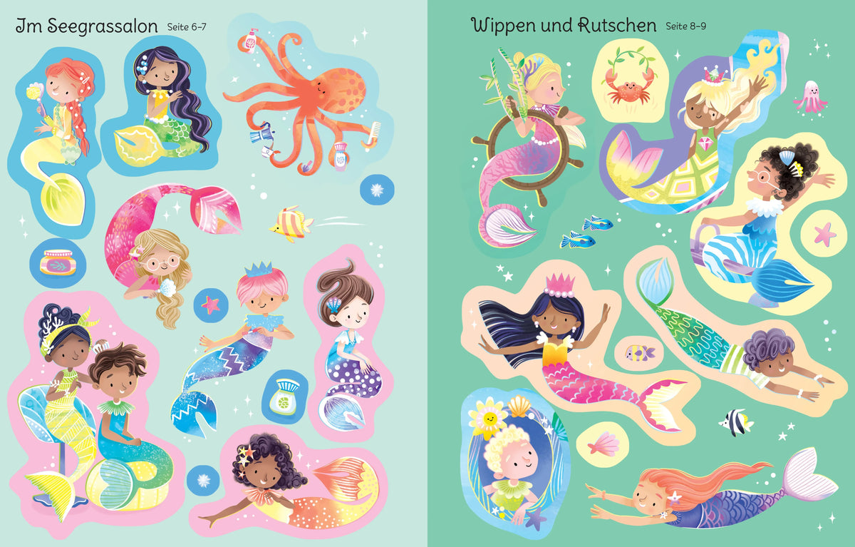 Detailansicht: Mein erstes Stickerbuch: Meerjungfrauen (Taschenbuch)