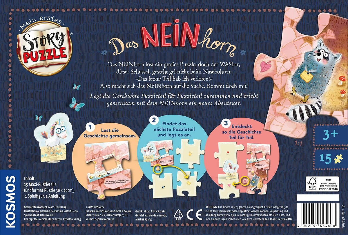 Mein erstes Story-Puzzle: Das NEINhorn – Ansicht