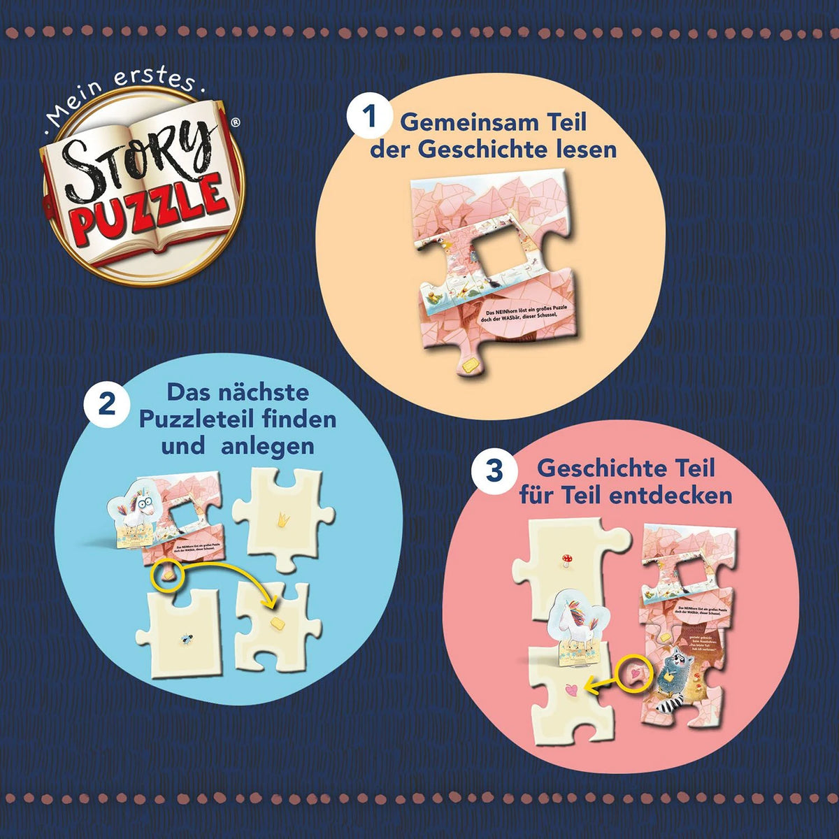 Mein erstes Story-Puzzle: Das NEINhorn – Ansicht