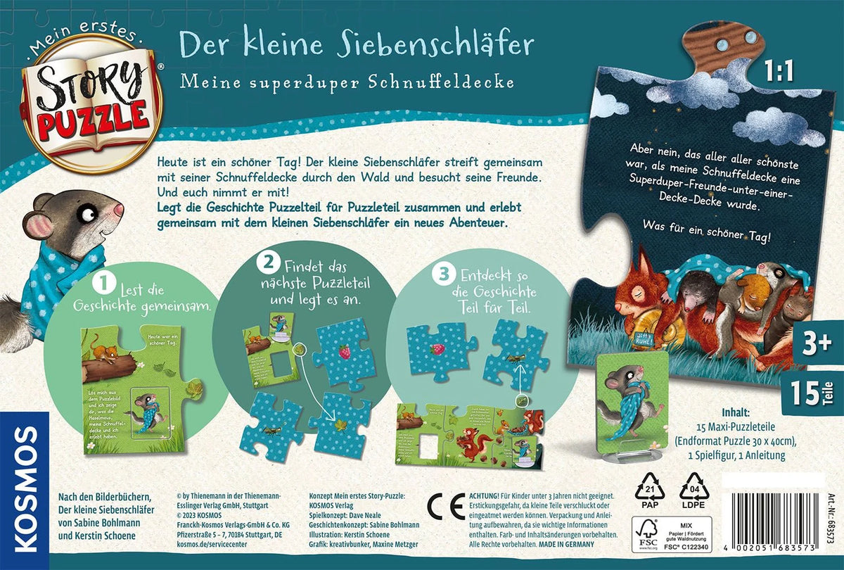 Mein erstes Story-Puzzle Der kleine Siebenschläfer – Ansicht