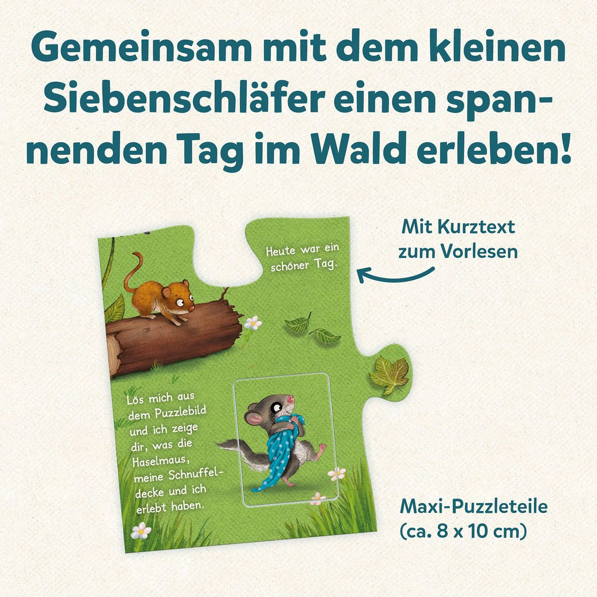 Mein erstes Story-Puzzle Der kleine Siebenschläfer – Ansicht