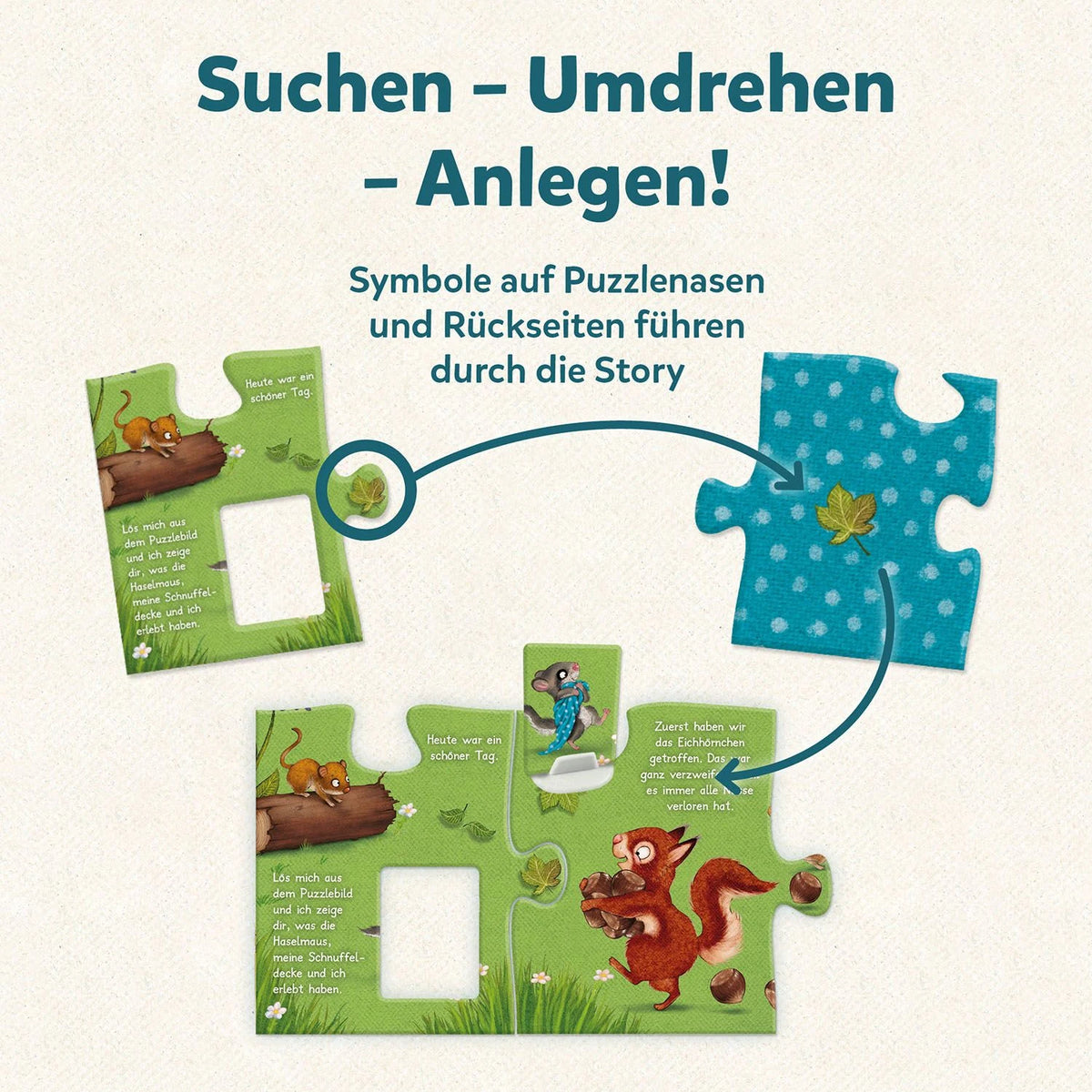 Mein erstes Story-Puzzle Der kleine Siebenschläfer – Ansicht