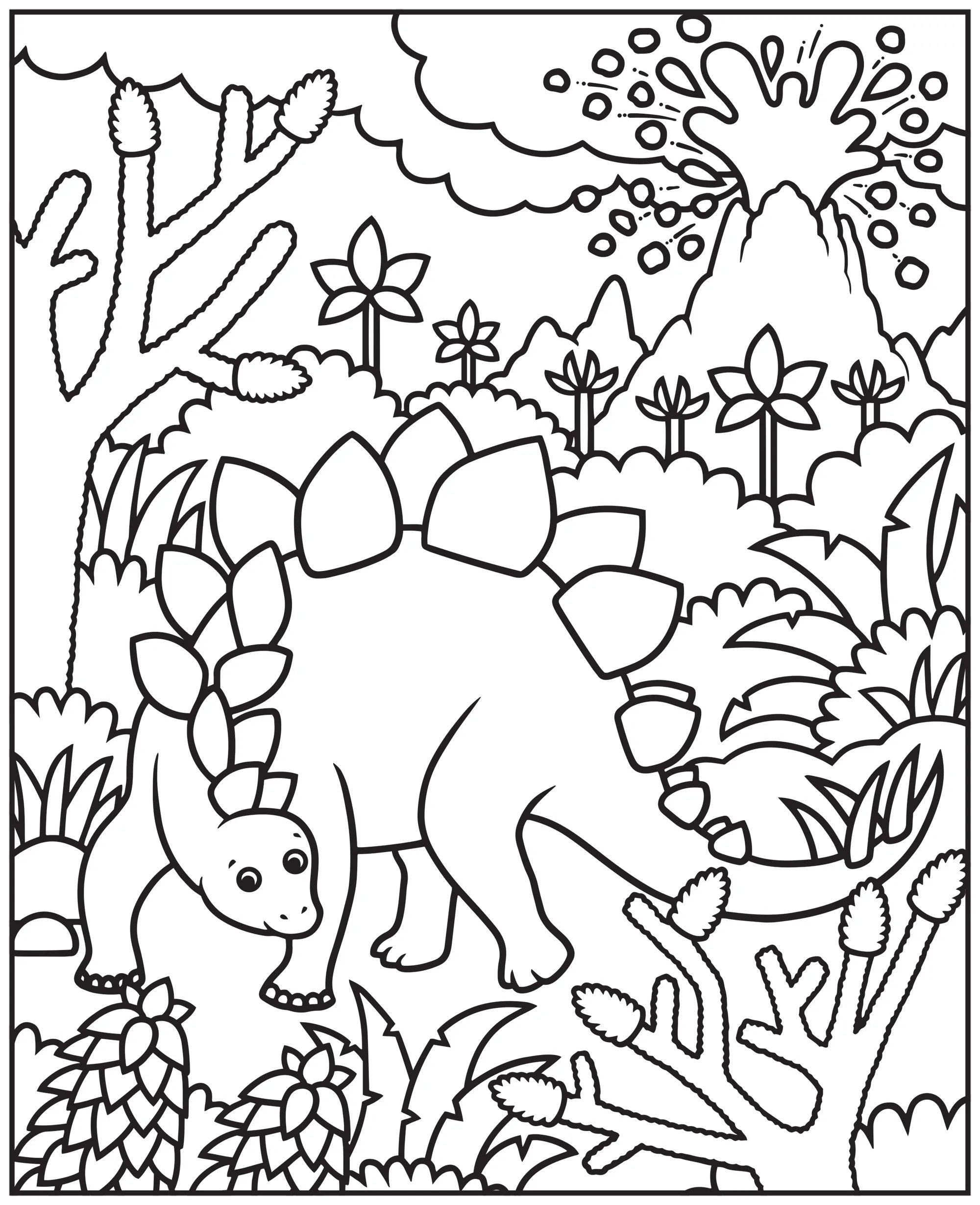 Detailansicht: Mein Farbenzauber-Malbuch: Dinosaurier (Taschenbuch)