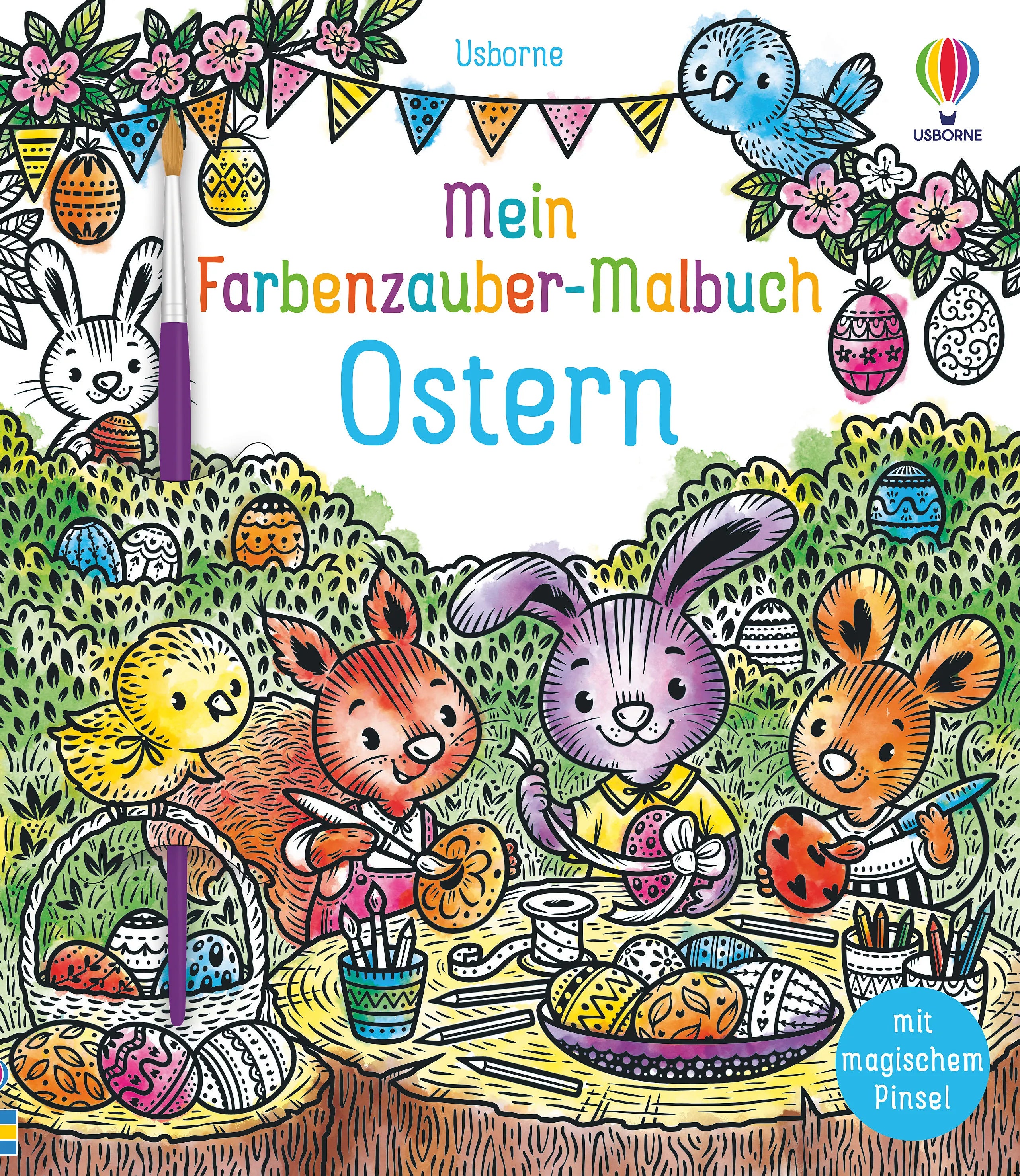 Buchcover von 'Mein Farbenzauber-Malbuch: Ostern' - Taschenbuch von Abigail Wheatley