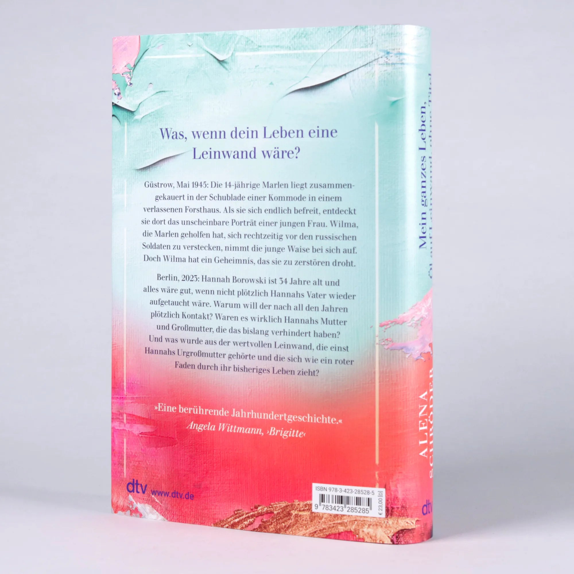 Detailansicht: Mein ganzes Leben, Öl auf Leinwand, ohne Titel (Hardcover)