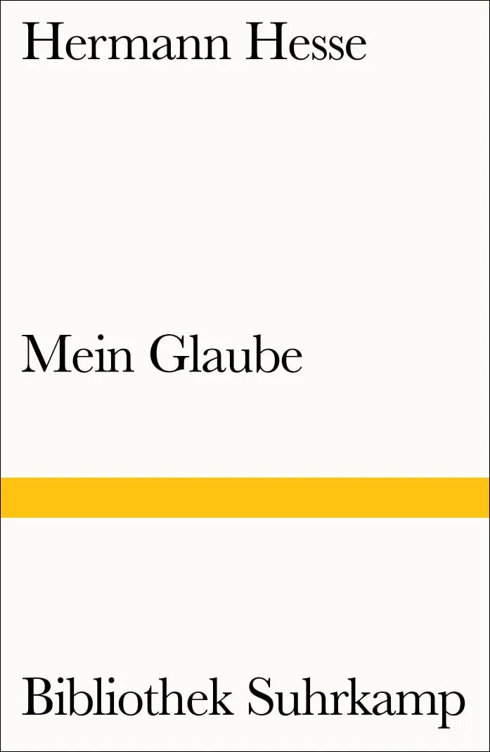 Buchcover von 'Mein Glaube' - Taschenbuch von Hermann Hesse