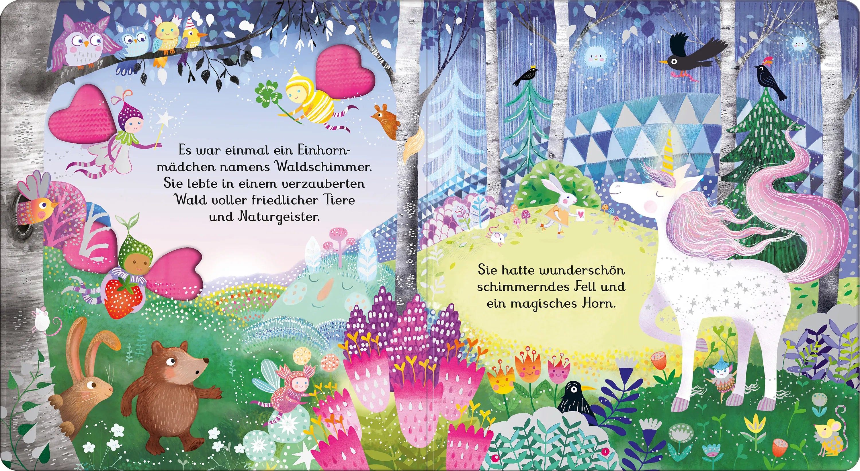 Produktansicht: Mein glitzerndes Fühlbuch: Das Einhorn (Gebundene Ausgabe)