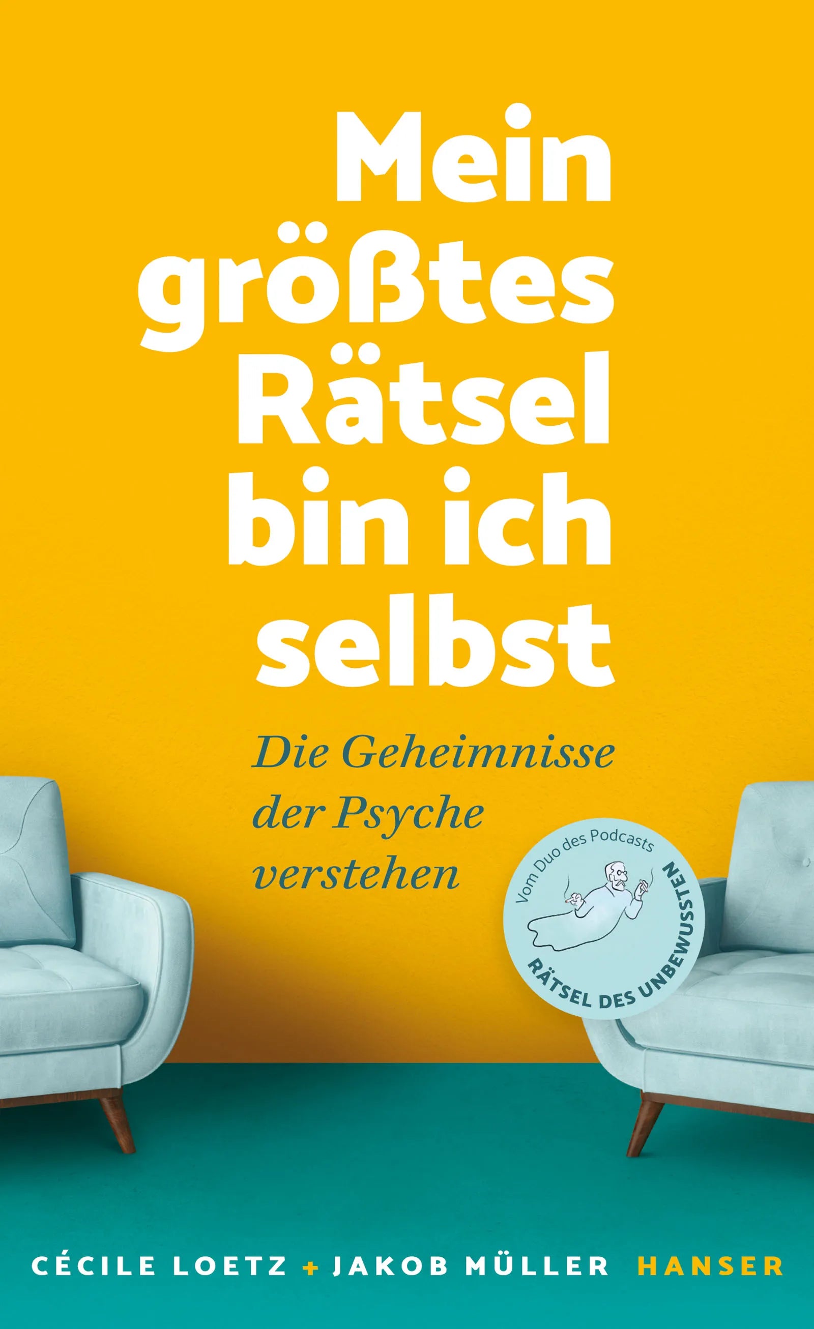 Buchcover von 'Mein größtes Rätsel bin ich selbst' - Gebundene Ausgabe von Cécile Loetz