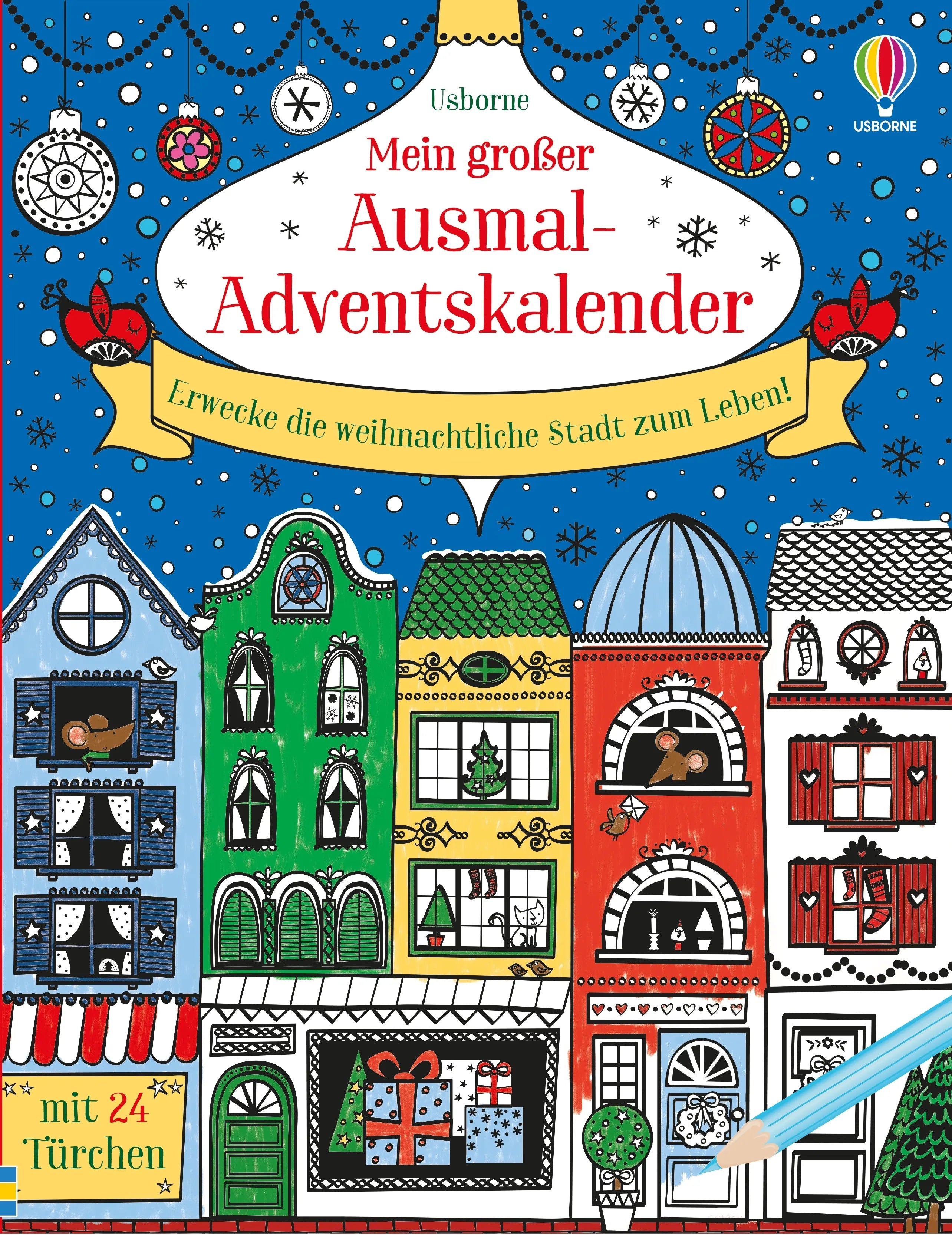 Buchcover von 'Mein großer Ausmal-Adventskalender' - Gebundene Ausgabe von Mary Cartwright