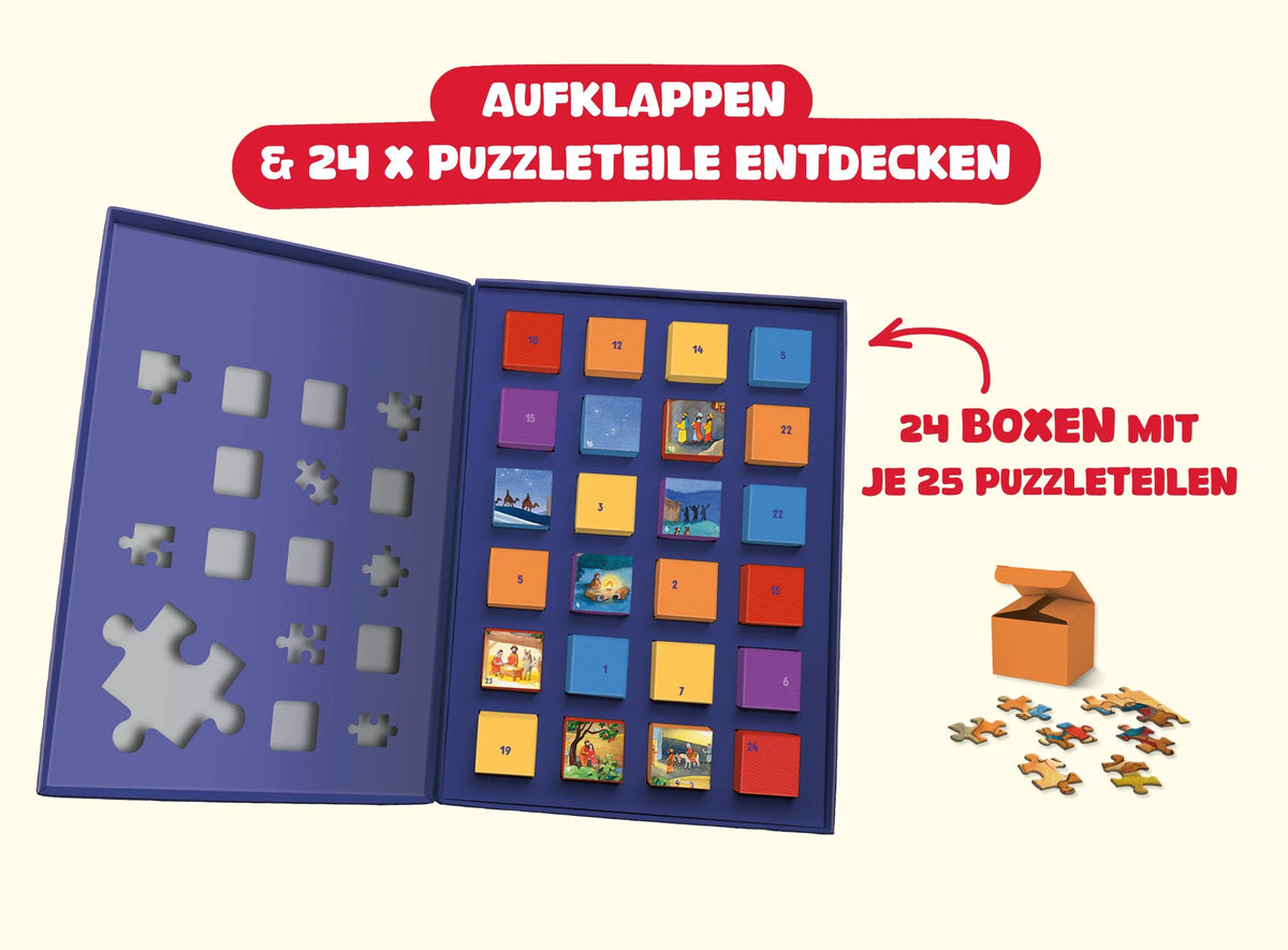 Mein großer Puzzle-Adventskalender - Die Weihnachtsgeschichte – Ansicht