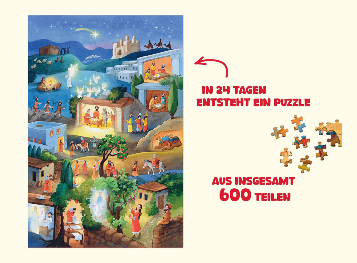 Mein großer Puzzle-Adventskalender - Die Weihnachtsgeschichte – Ansicht
