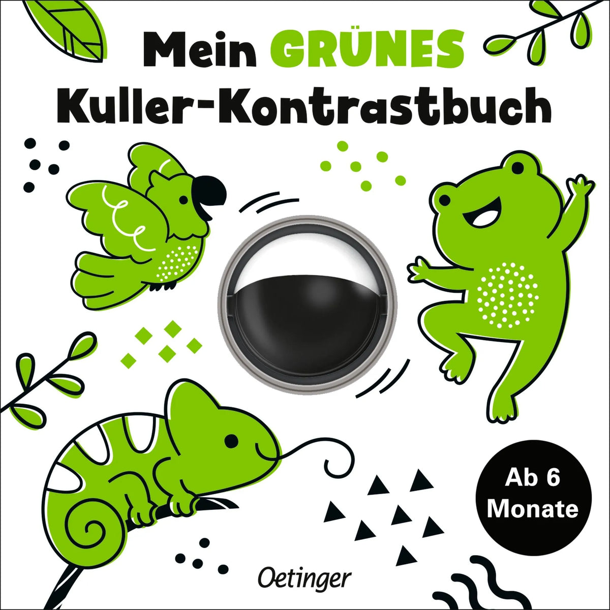 Cover: Mein grünes Kuller-Kontrastbuch (Hardcover) von Daniela Massironi