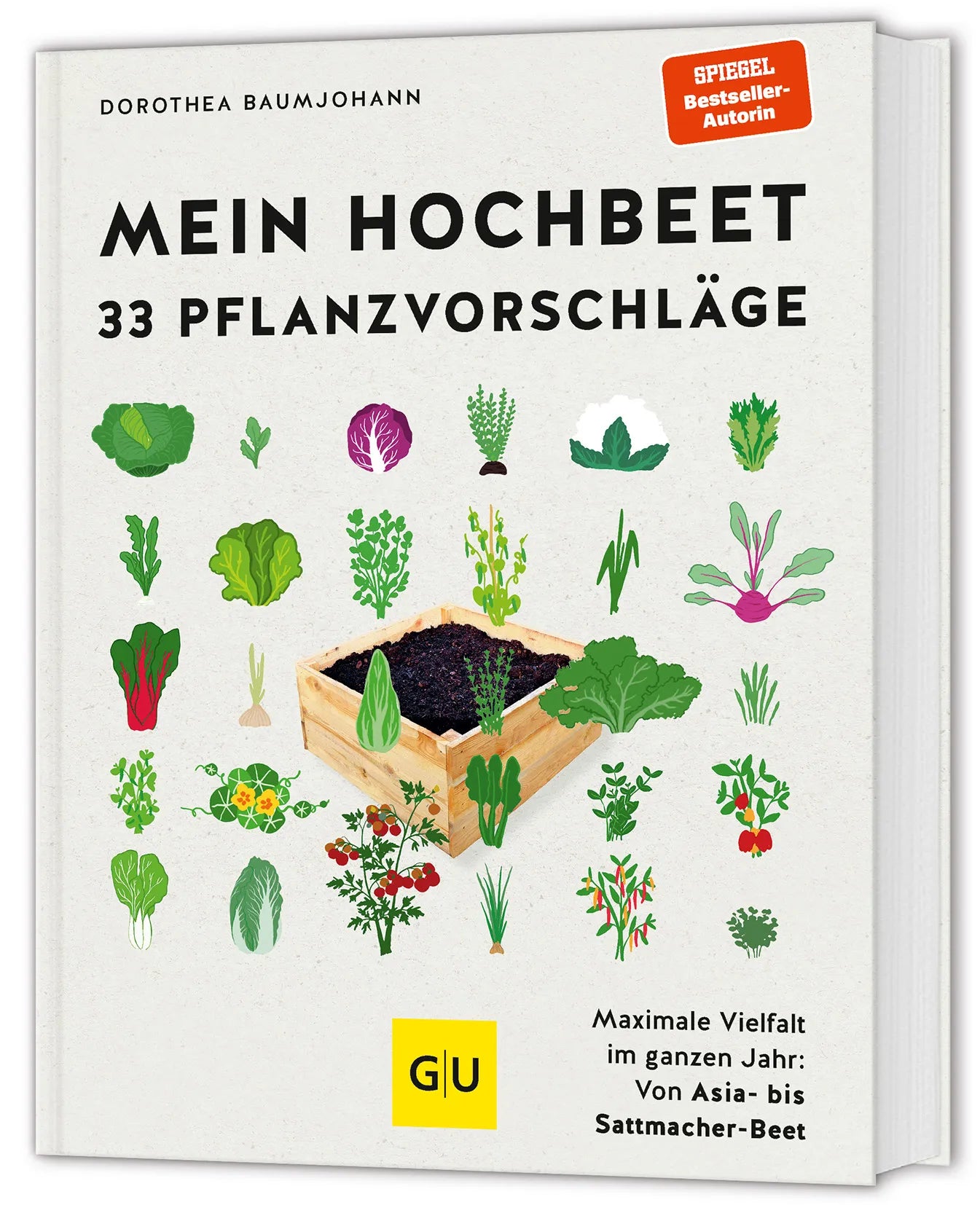 Buchcover von 'Mein Hochbeet – 33 Pflanzvorschläge' - Gebundene Ausgabe von Dorothea Baumjohann