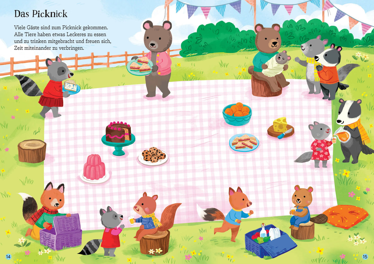 Detailansicht: Mein Immer-wieder-Stickerbuch: Familie Bär bekommt ein Baby (Taschenbuch)