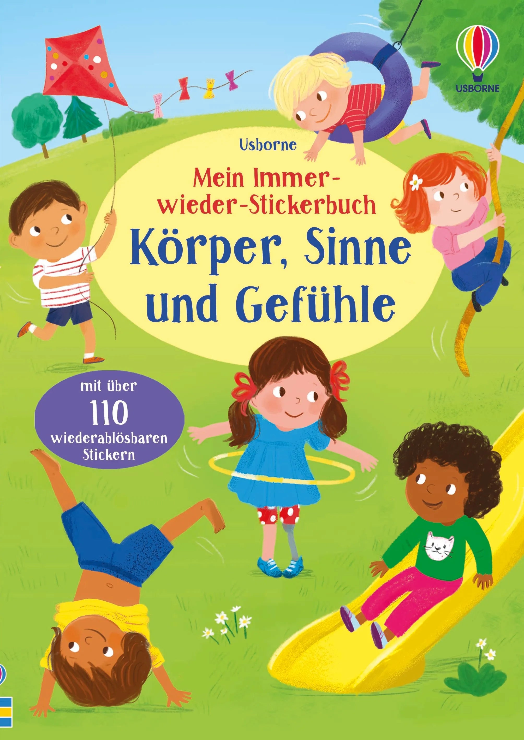 Buchcover von 'Mein Immer-wieder-Stickerbuch: Körper, Sinne und Gefühle' - Taschenbuch von Caroline Young