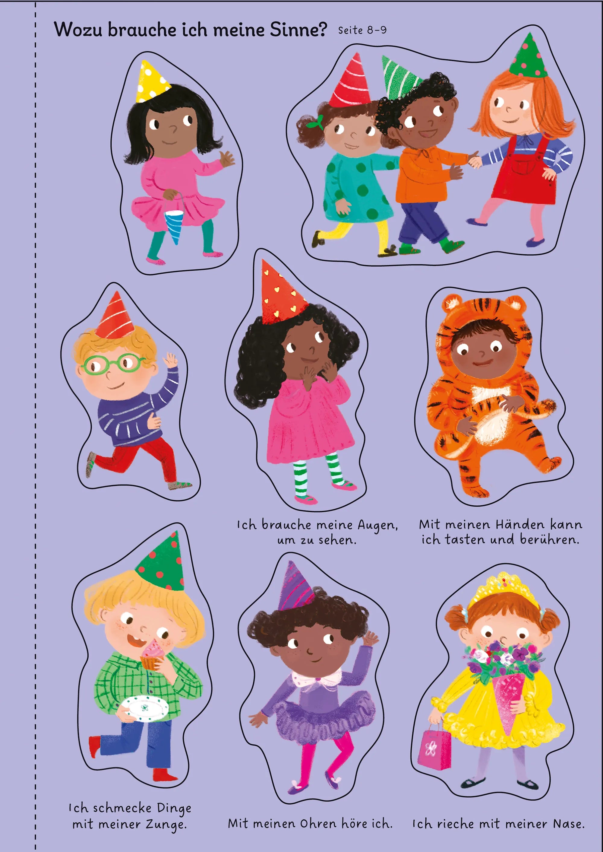 Produktansicht: Mein Immer-wieder-Stickerbuch: Körper, Sinne und Gefühle (Taschenbuch)