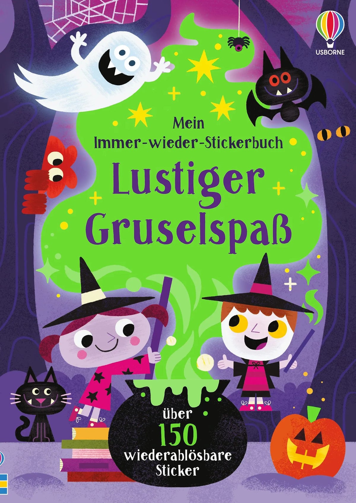 Cover: Mein Immer-wieder-Stickerbuch: Lustiger Gruselspaß (Taschenbuch) von Kristie Pickersgill