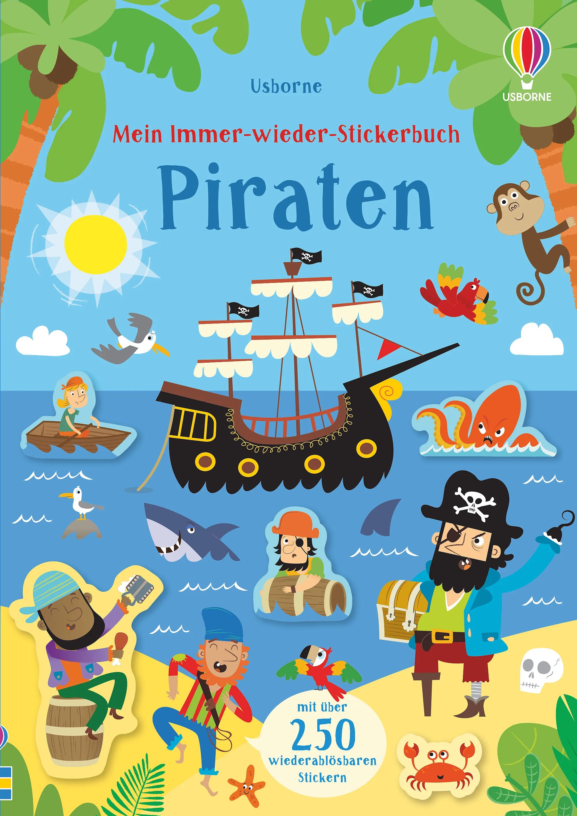 Buchcover von 'Mein Immer-wieder-Stickerbuch: Piraten' - Taschenbuch von Kirsteen Robson