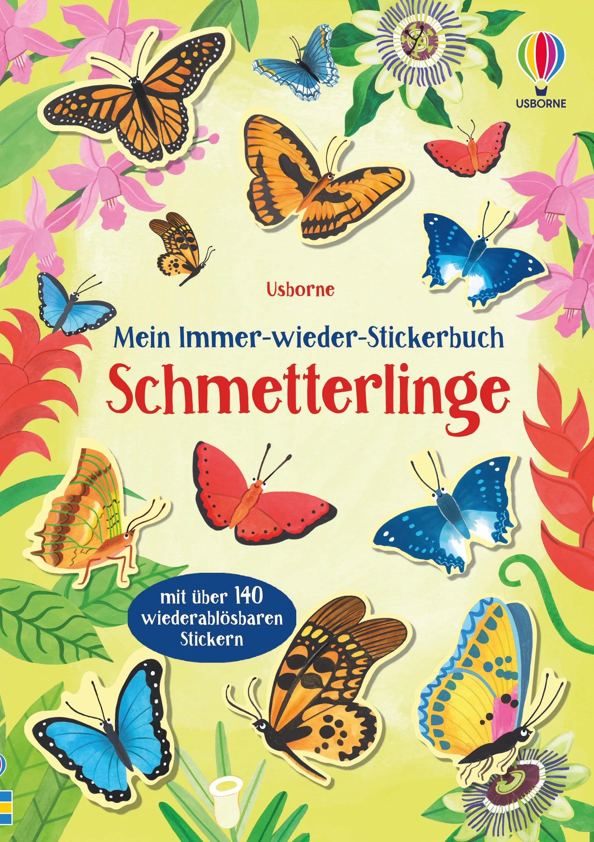 Buchcover von 'Mein Immer-wieder-Stickerbuch: Schmetterlinge' - Taschenbuch von Jane Bingham