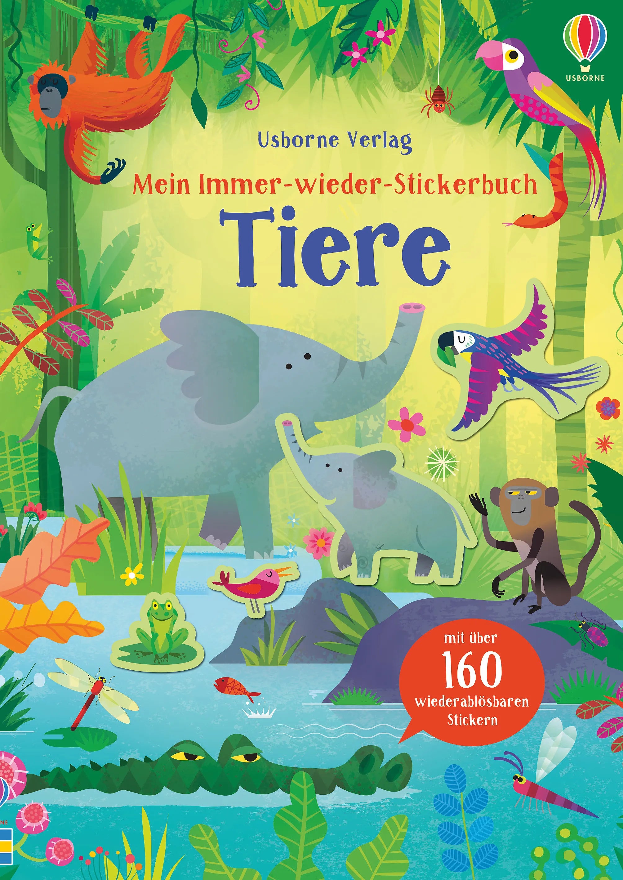 Buchcover von 'Mein Immer-wieder-Stickerbuch: Tiere' - Taschenbuch von Kristie Pickersgill