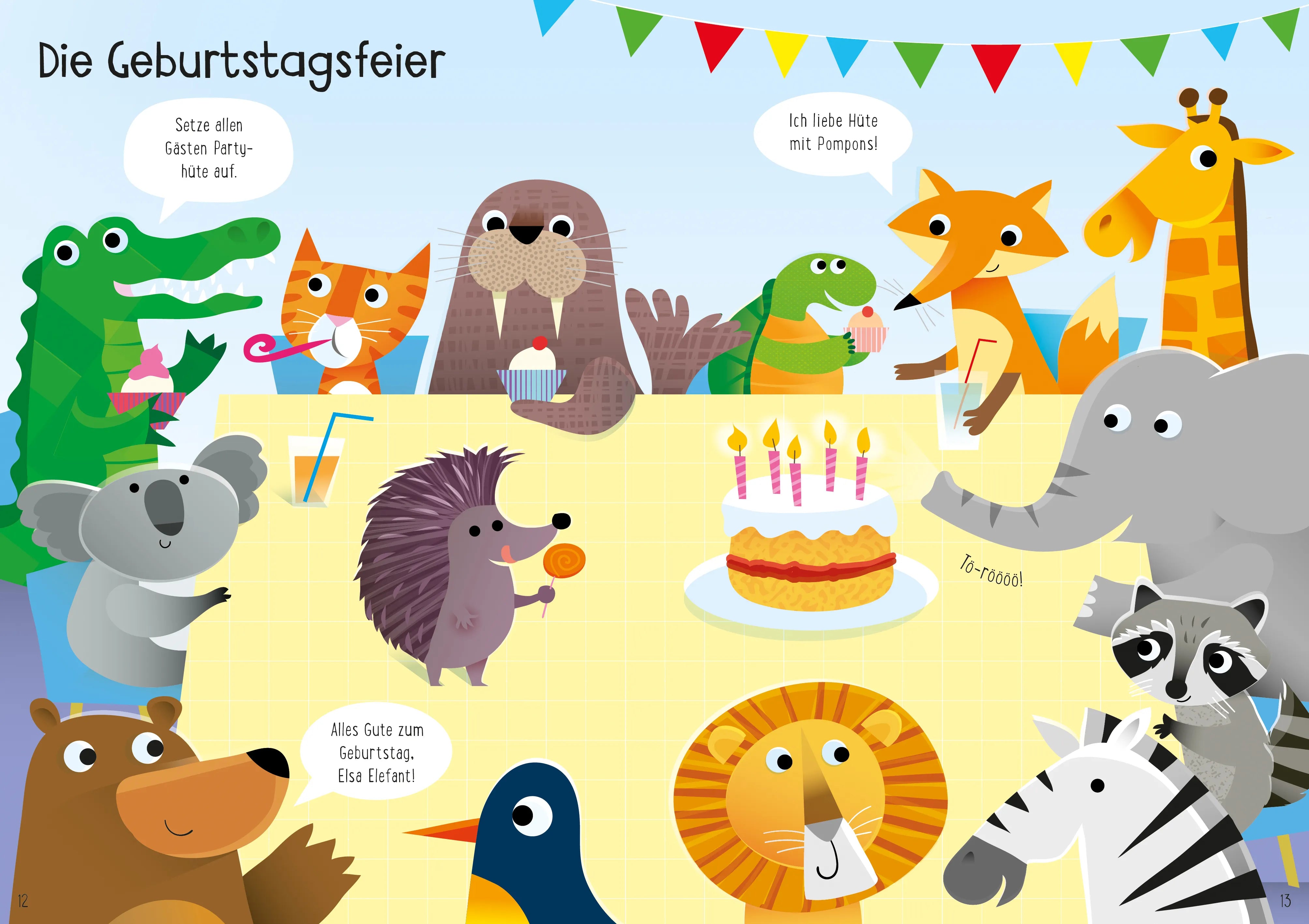 Jessica Greenwell - Mein Immer-wieder-Stickerbuch: Tierisch lustige Hüte