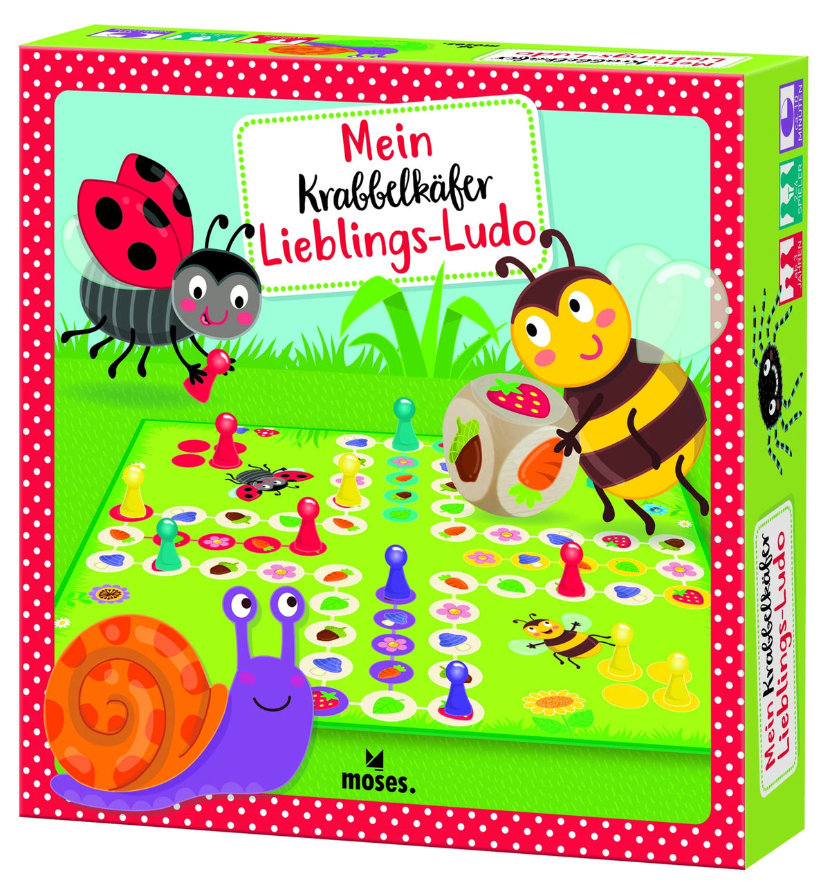 Würfelspiel: Mein Krabbelkäfer Lieblings-Ludo