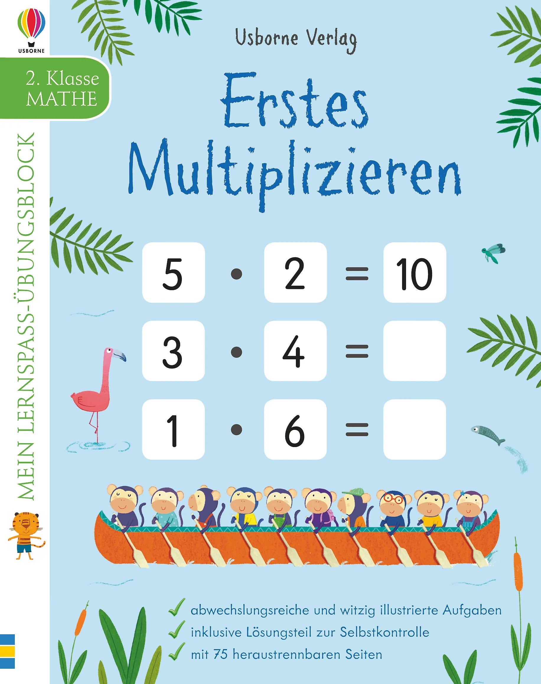 Buchcover von 'Mein Lernspaß-Übungsblock: Erstes Multiplizieren' - Taschenbuch von Simon Tudhope