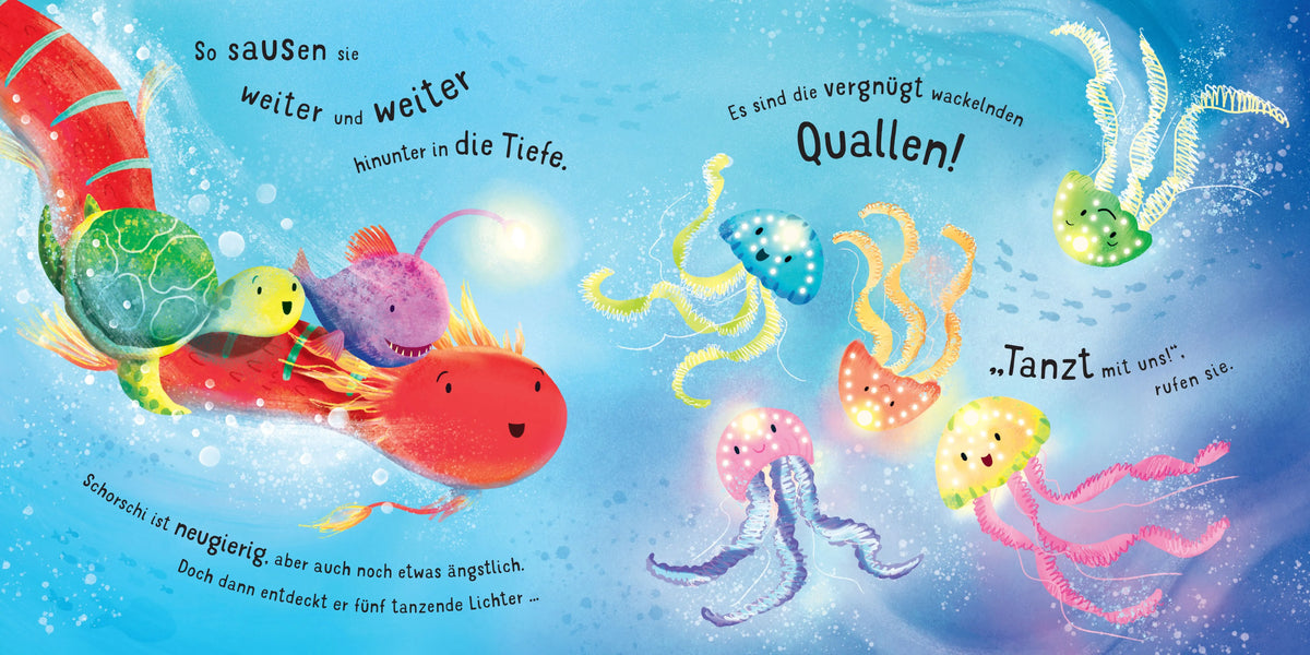 Detailansicht: Mein leuchtendes Bilderbuch: Ein funkelndes Tiefseeabenteuer (Hardcover)