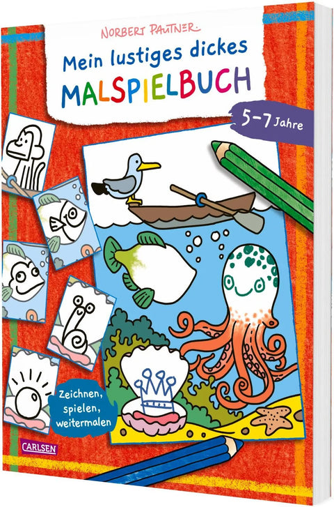 Mein lustiges dickes Malspielbuch