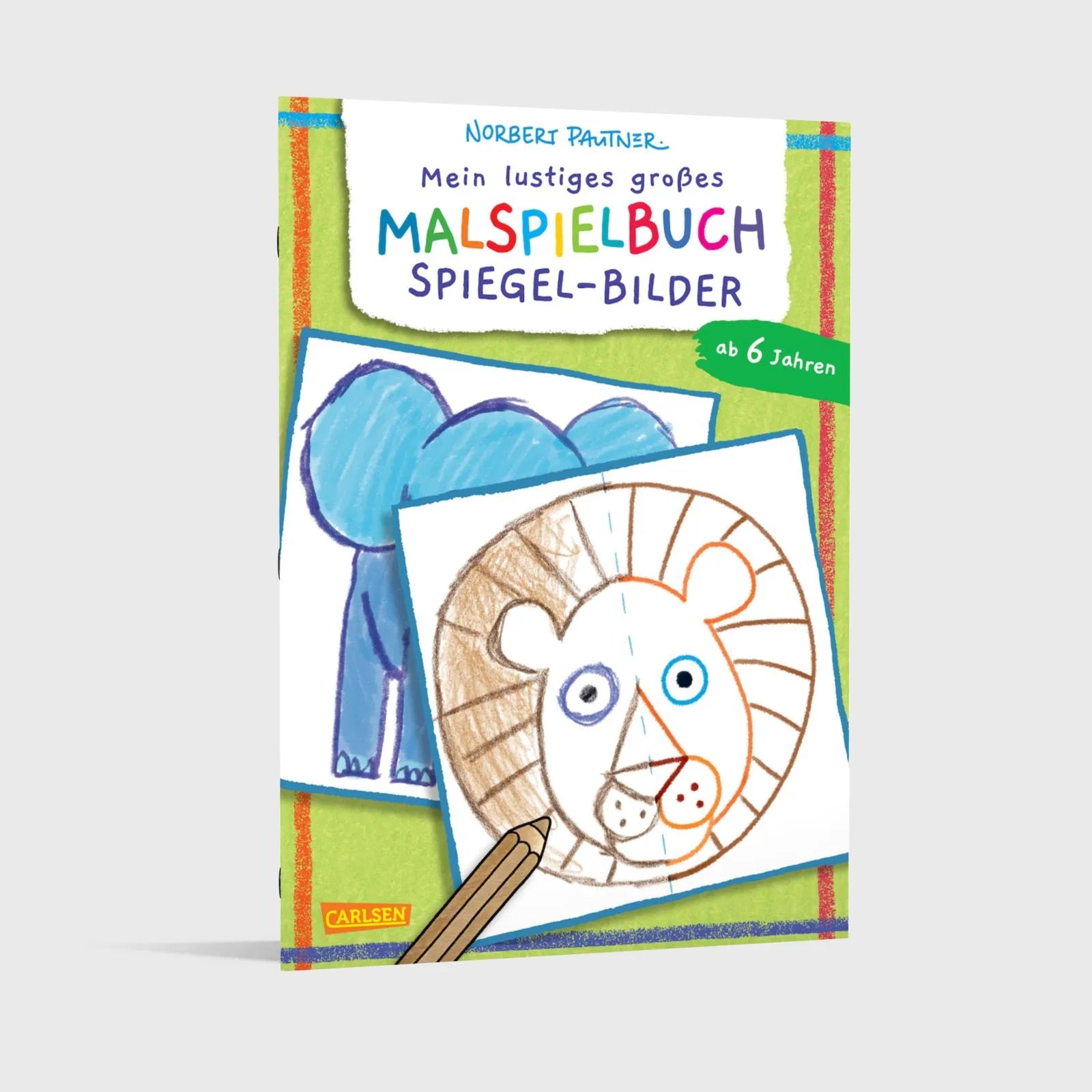Abbildung von 'Mein lustiges großes Malspielbuch: Spiegel-Bilder'