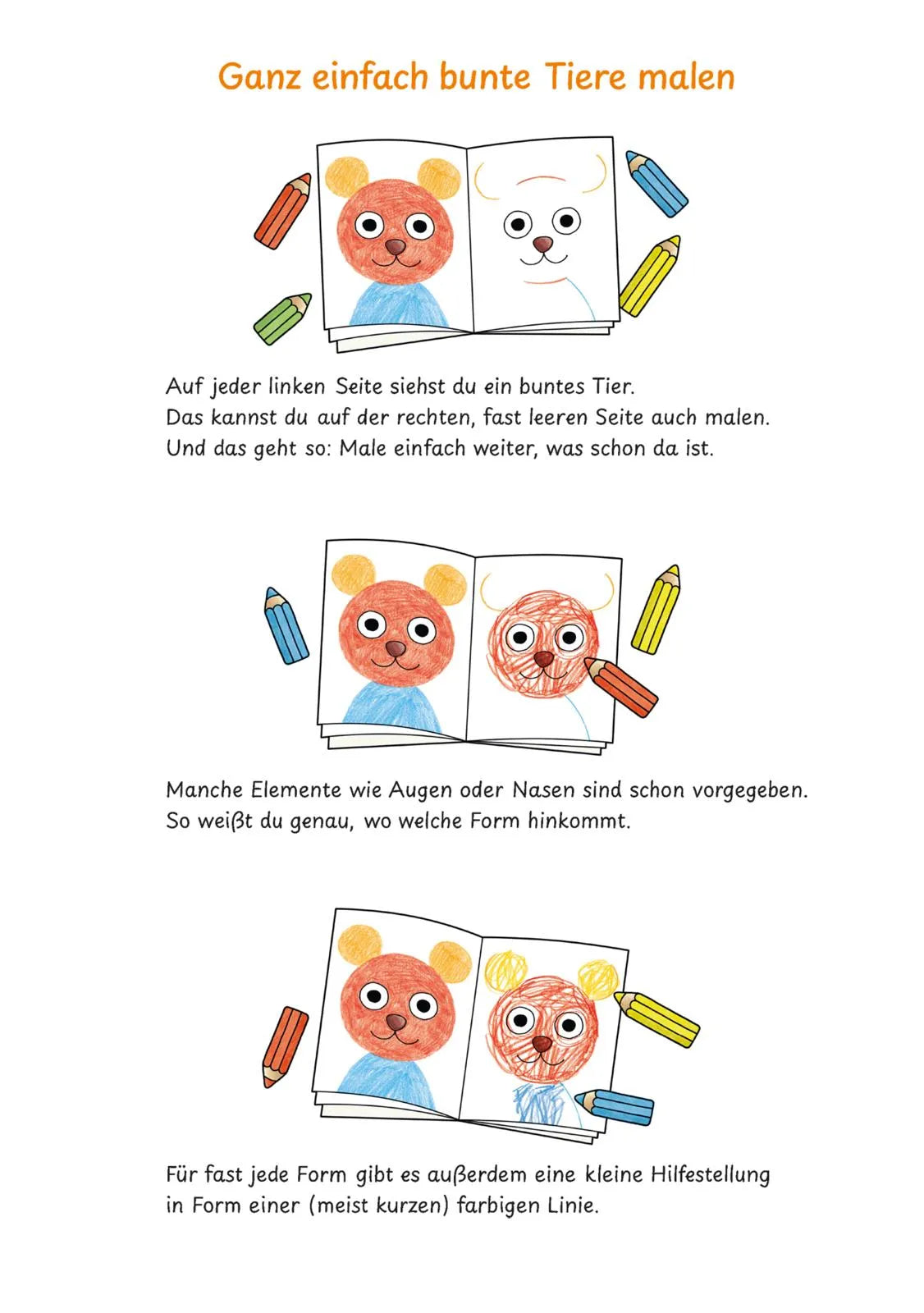 Abbildung von 'Mein lustiges großes Malspielbuch: Weitermalen'