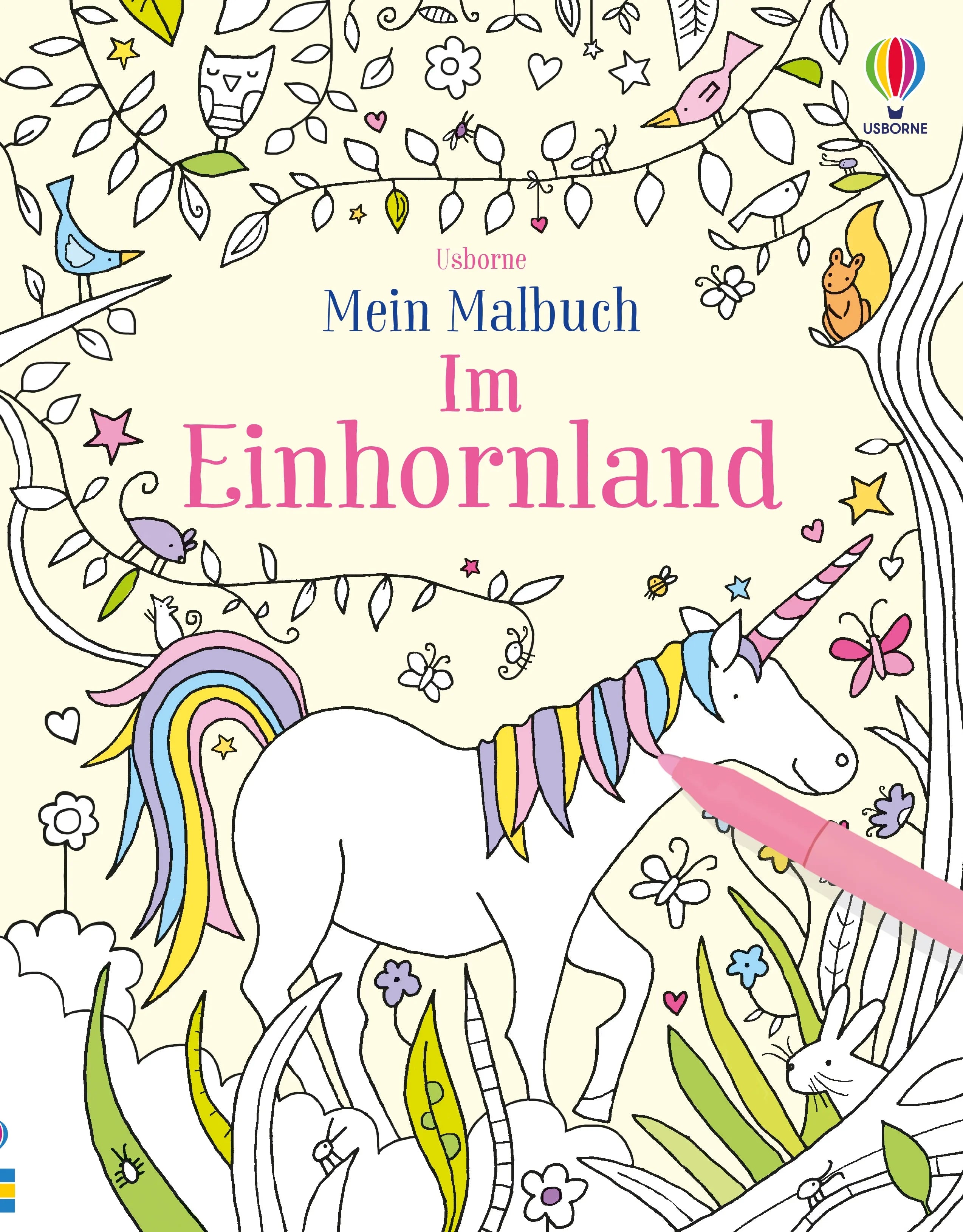 Buchcover von 'Mein Malbuch: Im Einhornland' - Taschenbuch von Kirsteen Robson