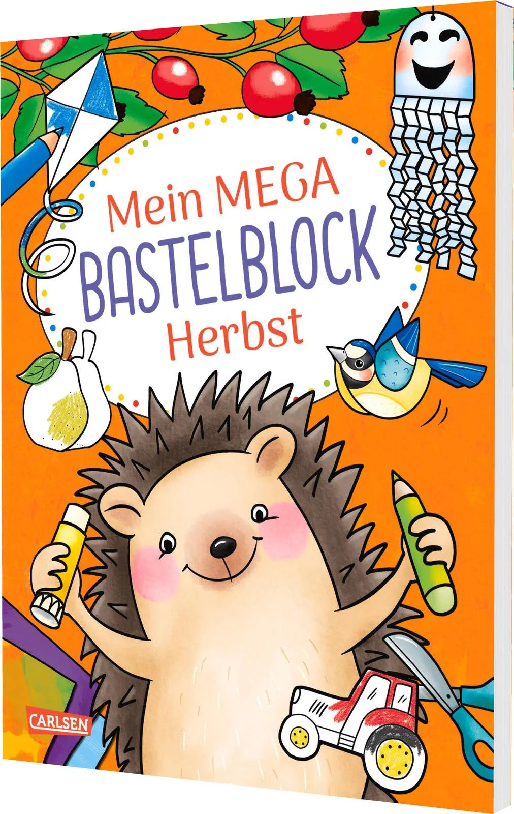 Buchcover von 'Mein MEGA Bastelblock: Herbst' - Taschenbuch von Laura Leintz