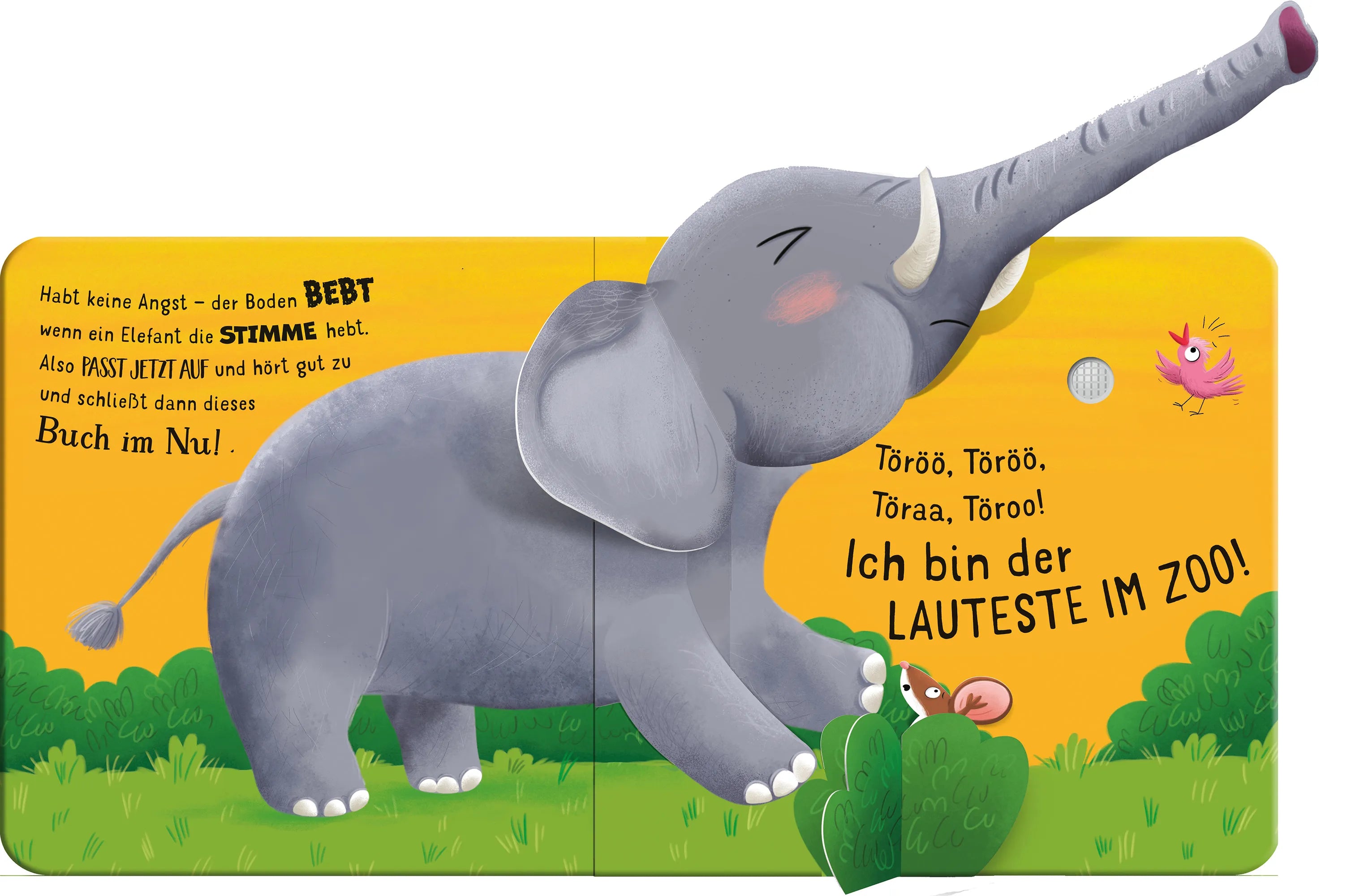Detailansicht: Mein Pop-up-Soundbuch: Affe, Papagei und Co. Wer brüllt und kreischt im Zoo? (Hardcover)
