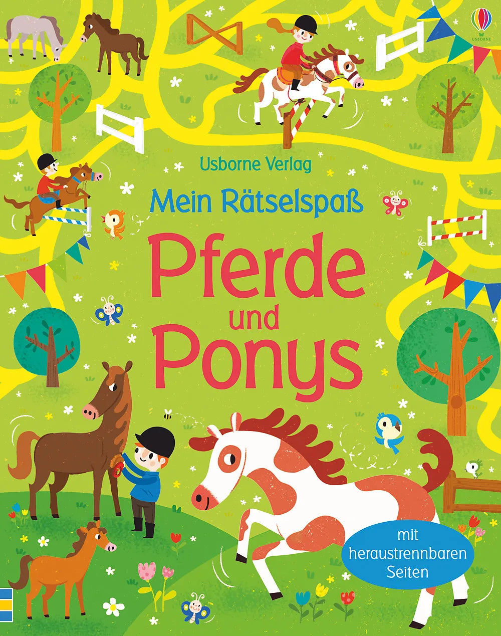 Buchcover von 'Mein Rätselspaß: Pferde und Ponys' - Taschenbuch von Simon Tudhope