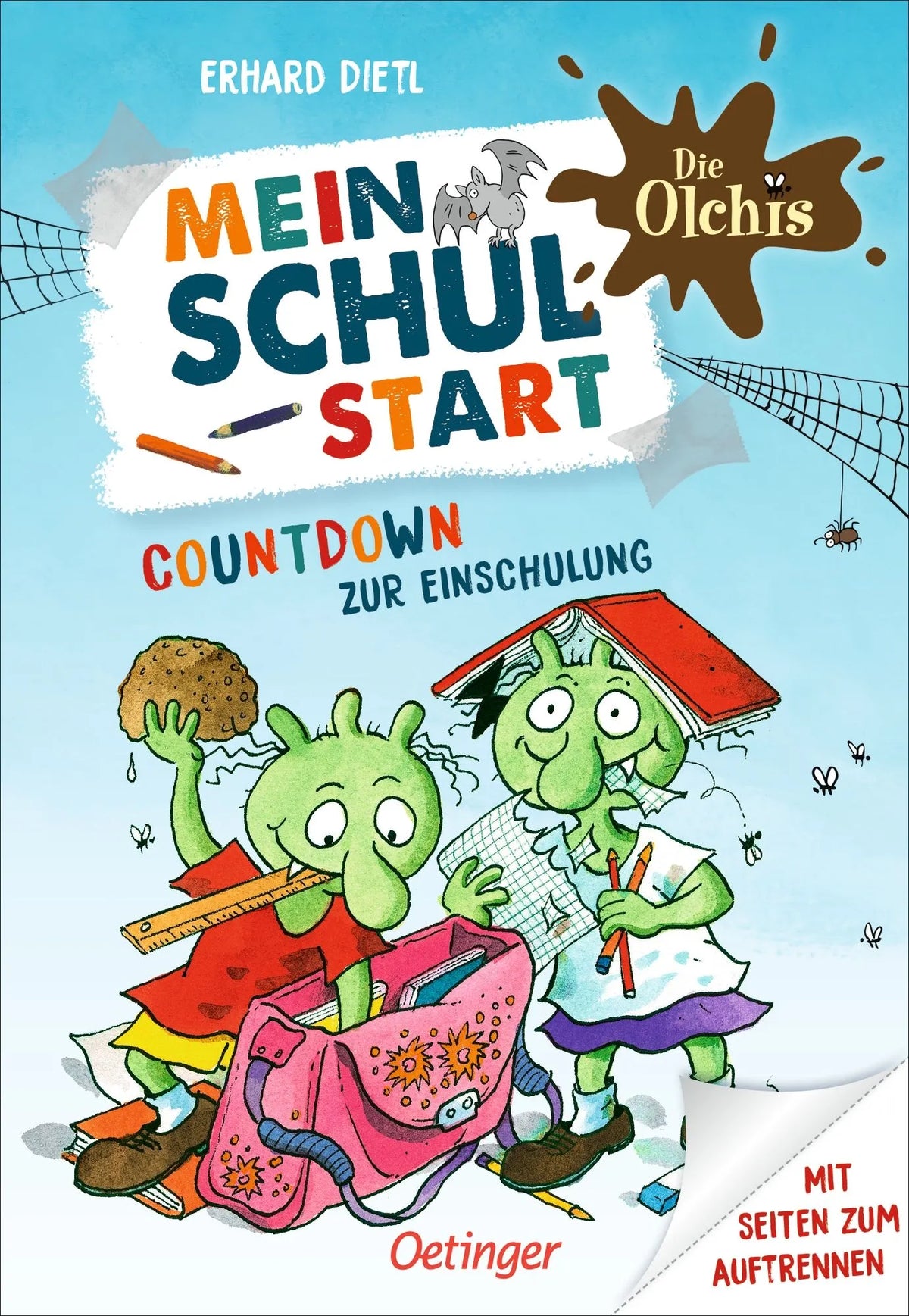 Cover: Mein Schulstart. Countdown zur Einschulung mit den Olchis (Hardcover) von Erhard Dietl