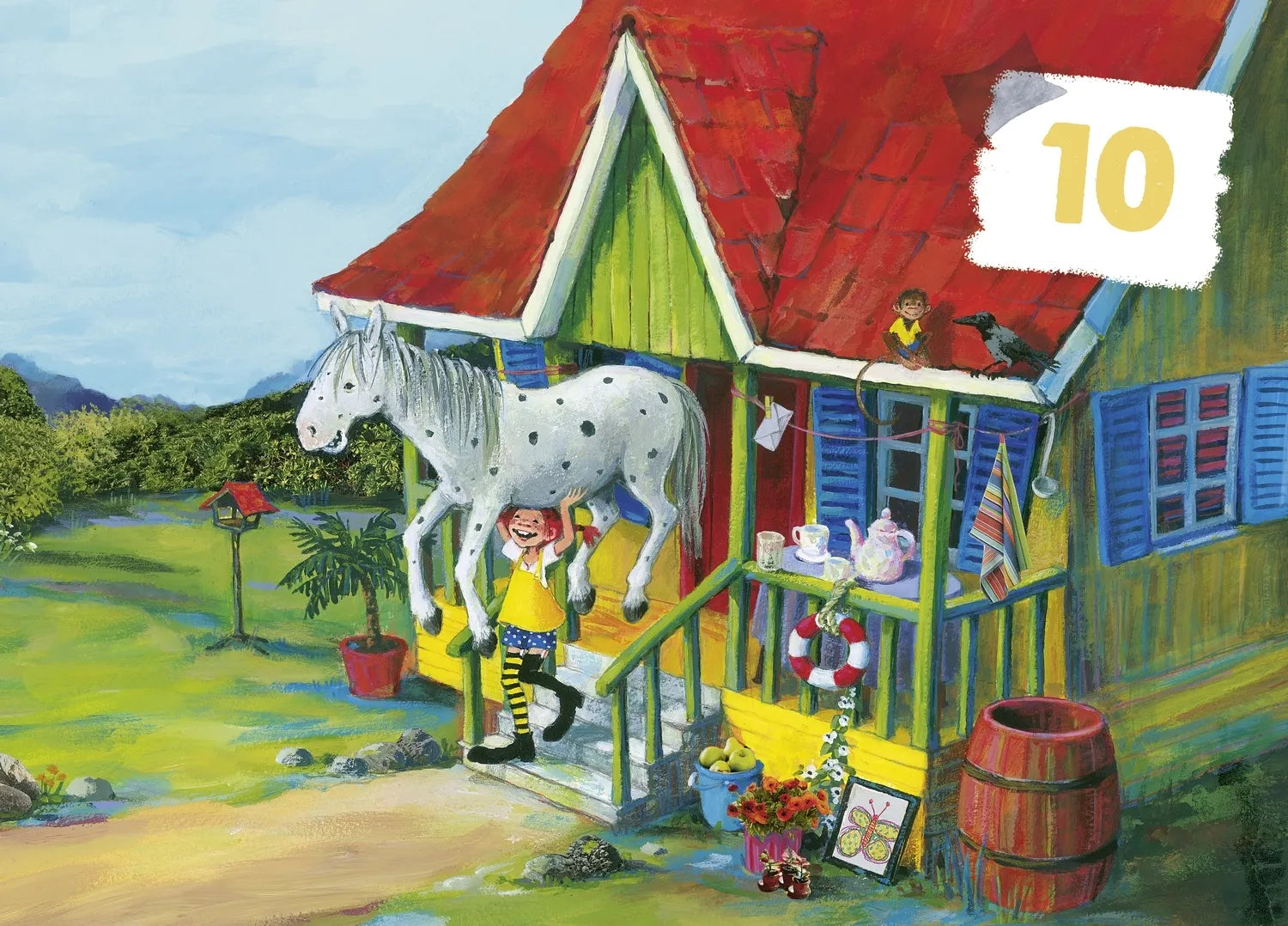 Produktansicht: Mein Schulstart. Countdown zur Einschulung mit Pippi Langstrumpf (Gebundene Ausgabe)