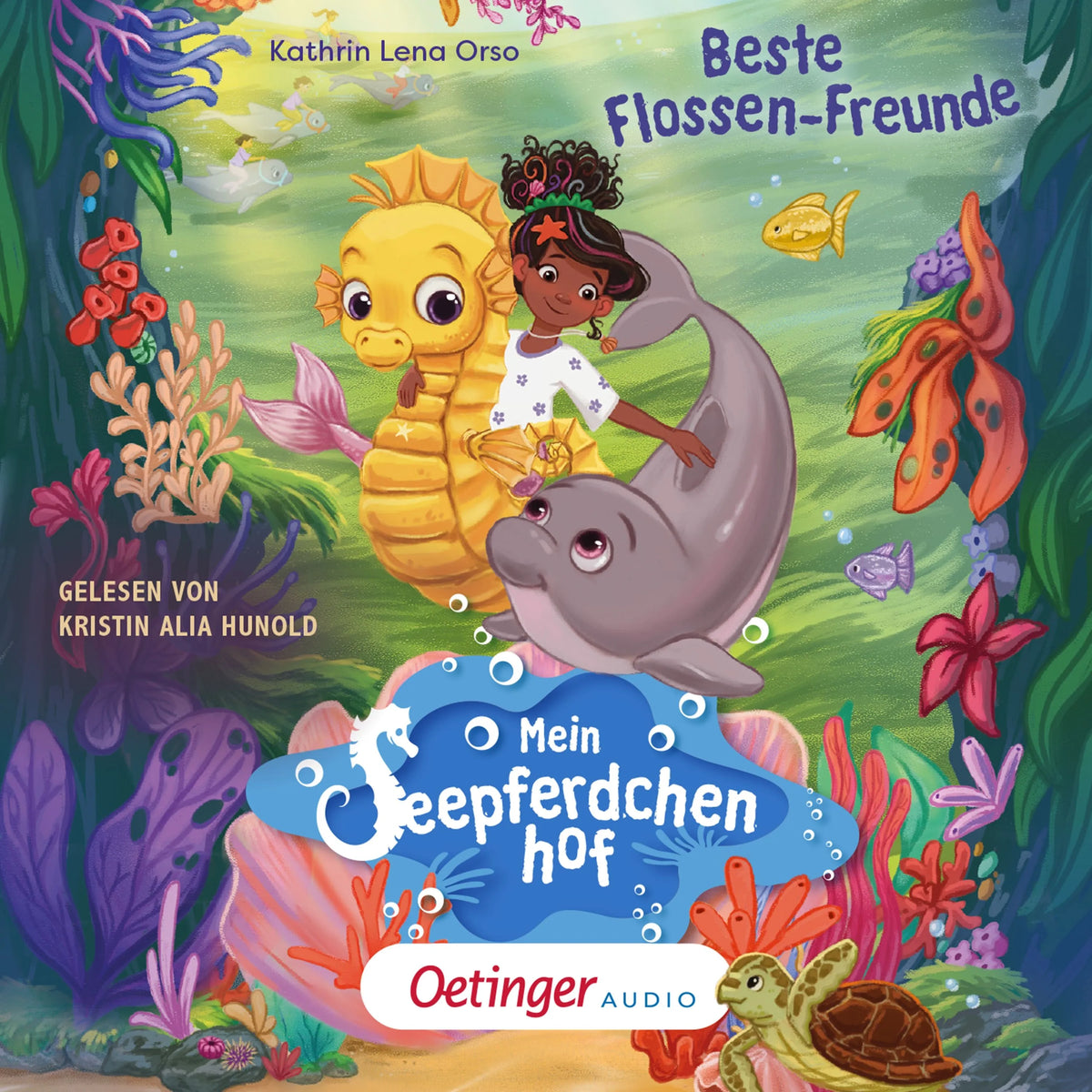 Cover: Mein Seepferdchenhof 3. Beste Flossen-Freunde (Hörbuch Download) von Kathrin Lena Orso