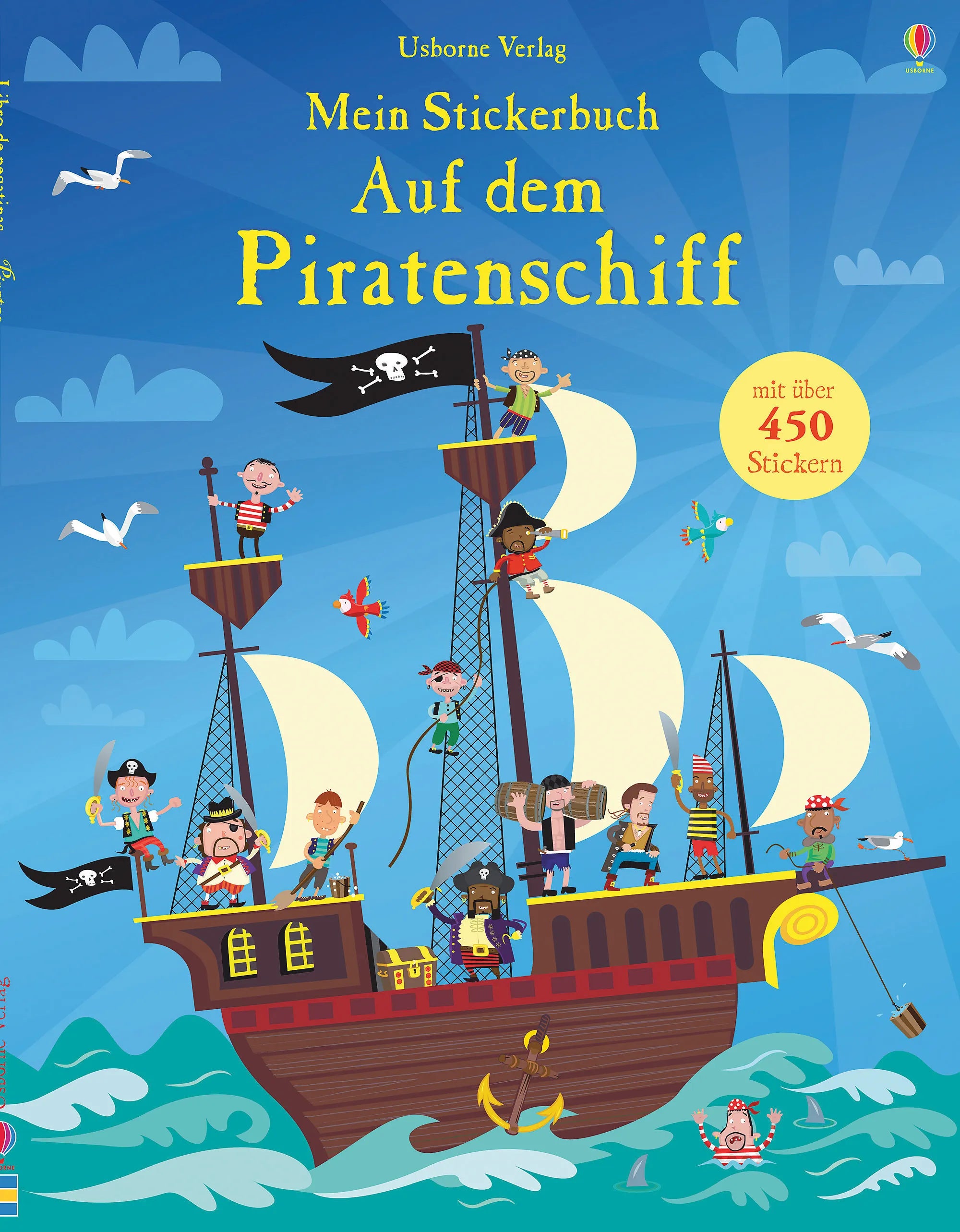 Buchcover von 'Mein Stickerbuch: Auf dem Piratenschiff' - Taschenbuch von Fiona Watt